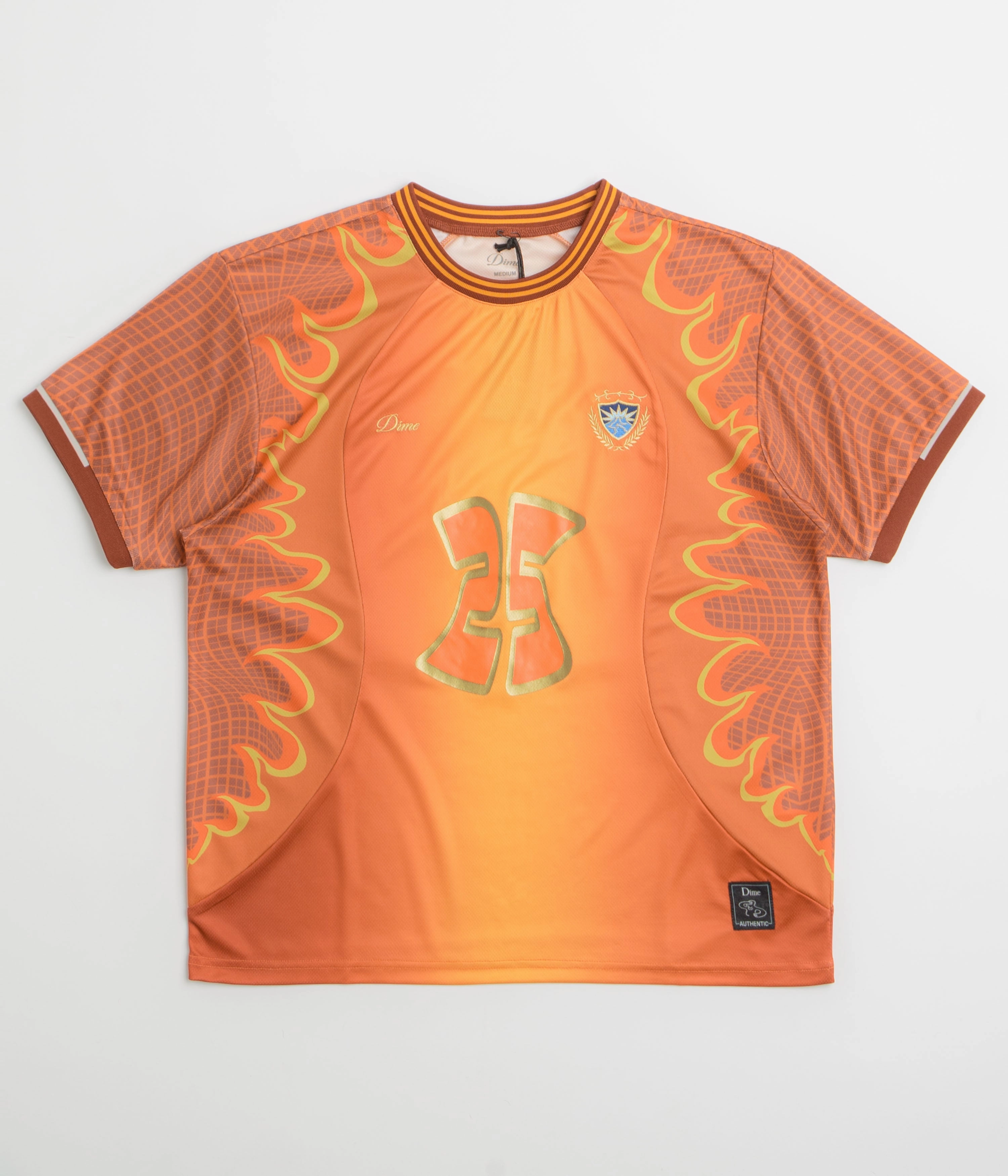 Dime Holy Flame Jersey - Hell Fire Garment Washed Texture