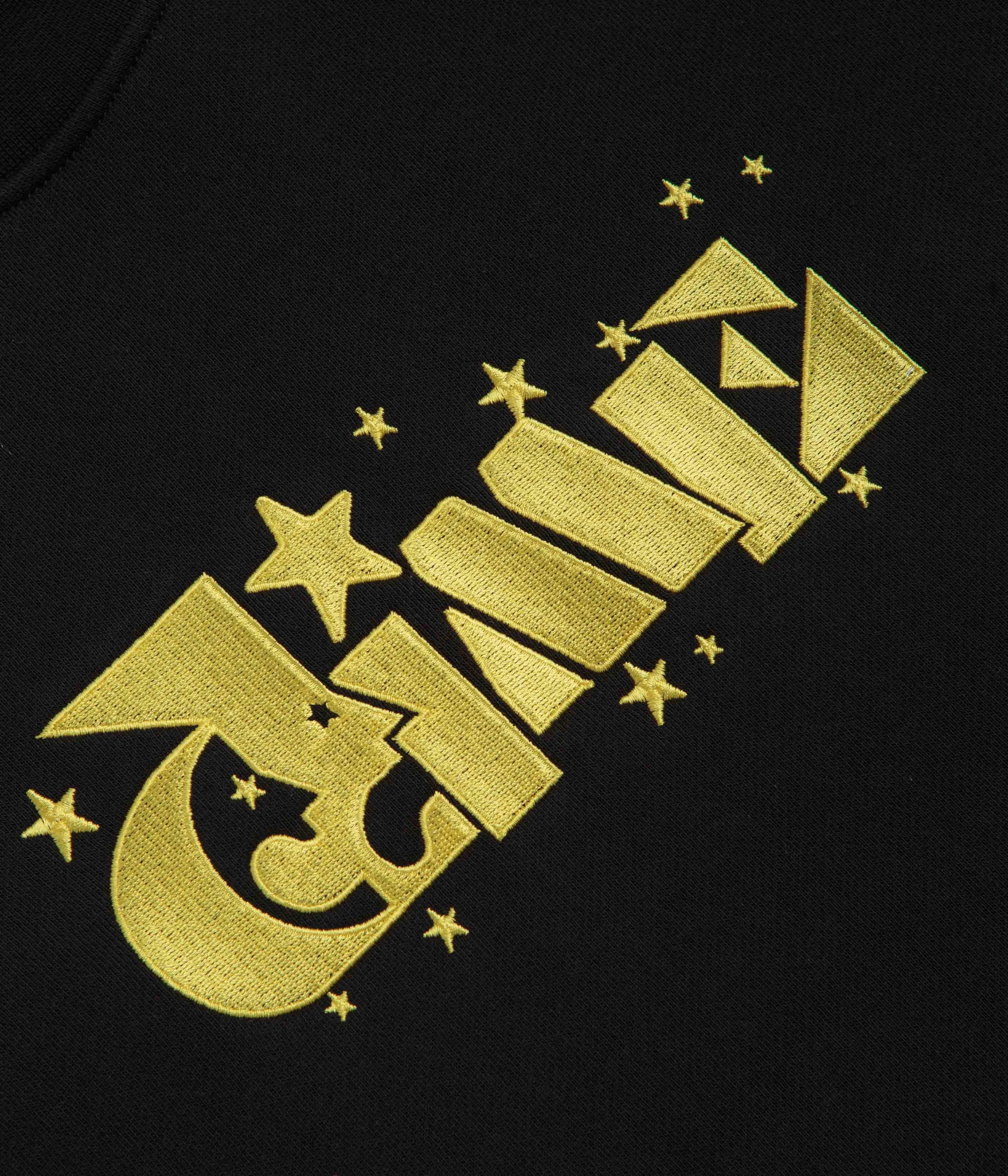 Dime Magic Crewneck Sweatshirt - Black Easy iron Versatile Jacket