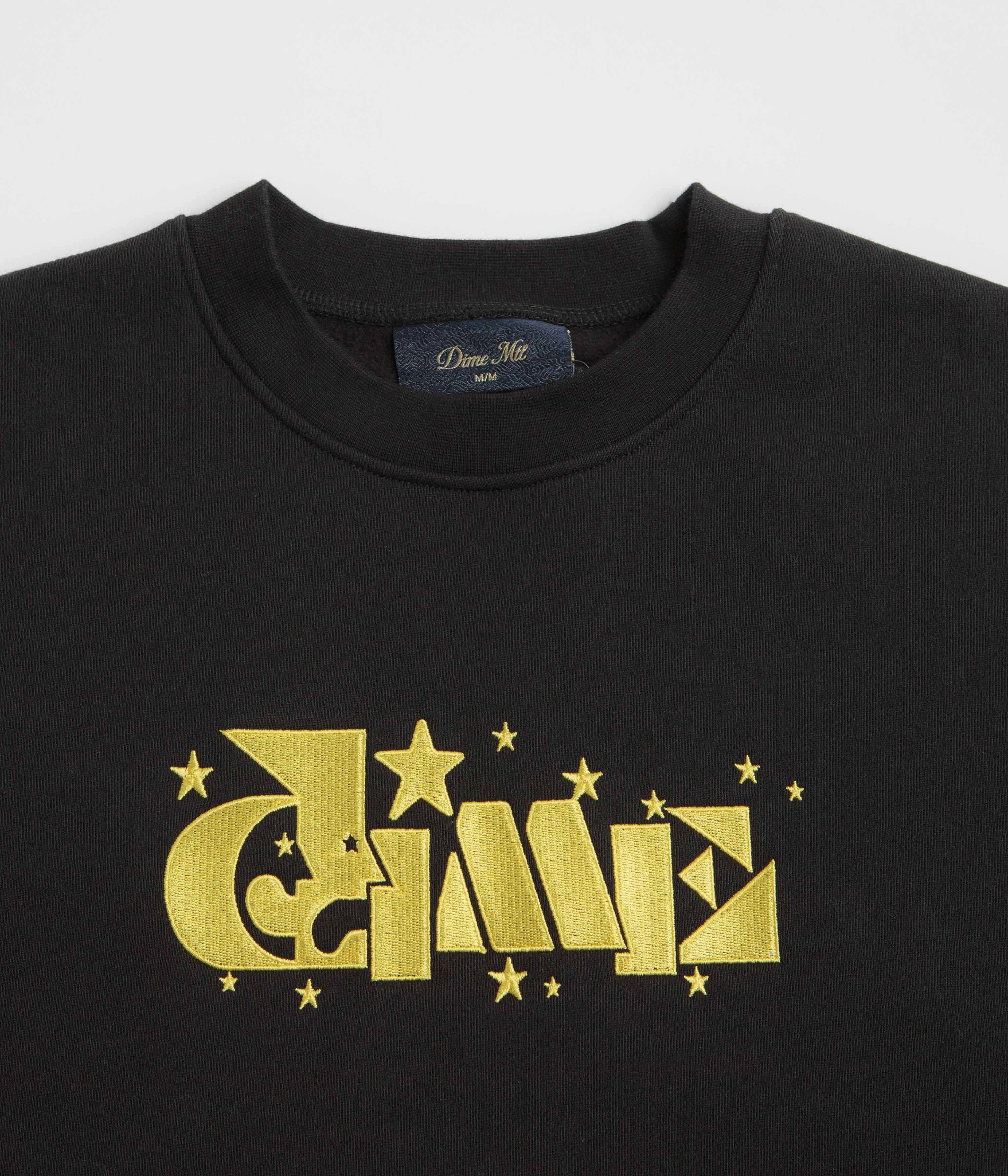 Dime Magic Crewneck Sweatshirt - Black Youth Style