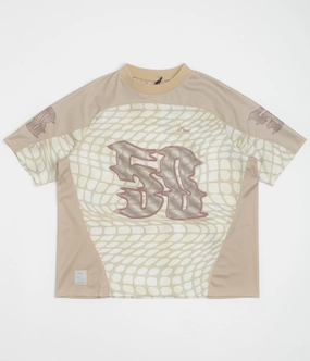 neon hem Dime N50 Jersey - Taupe