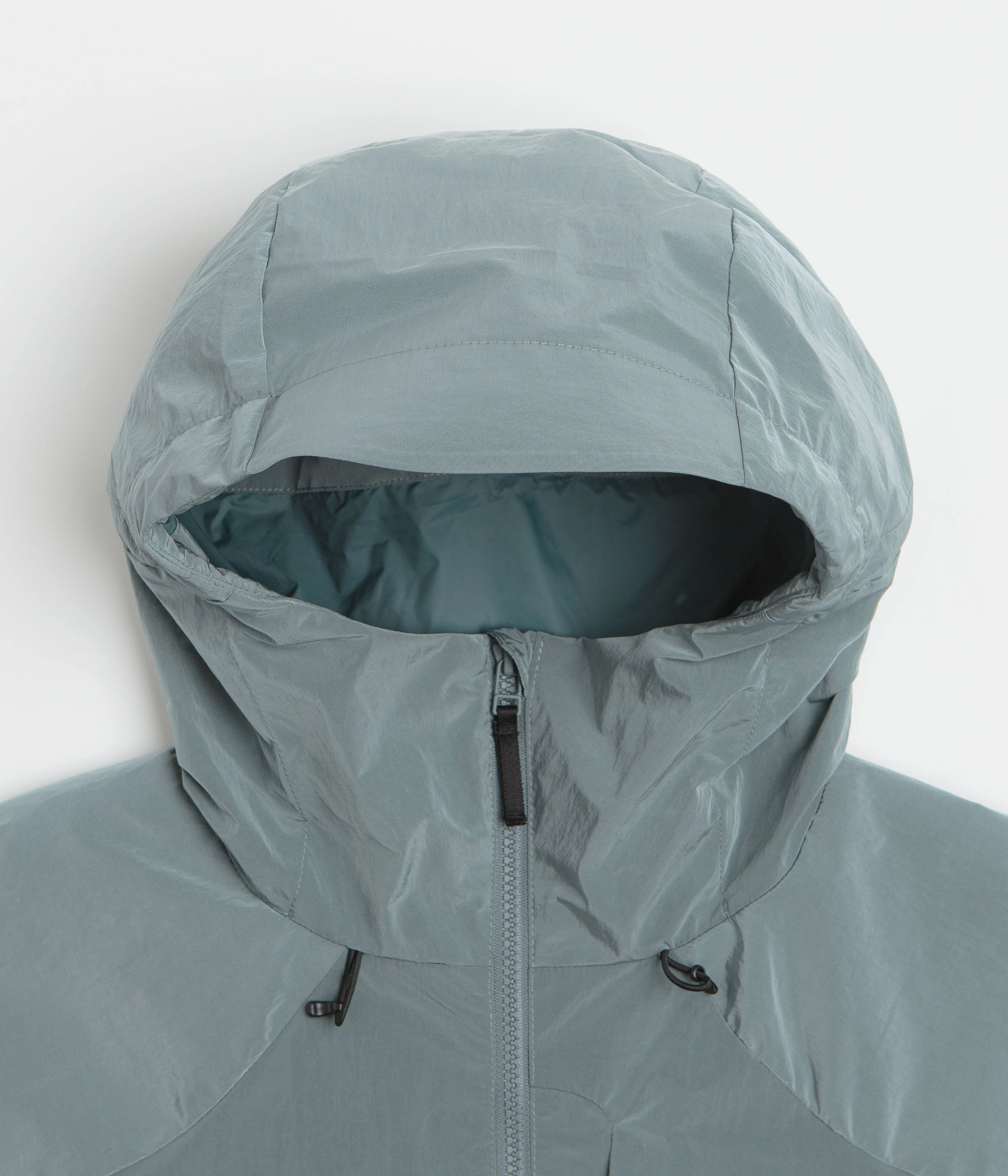 Dime Taffeta Windbreaker Full Zip Jacket - Frost Camping Trip