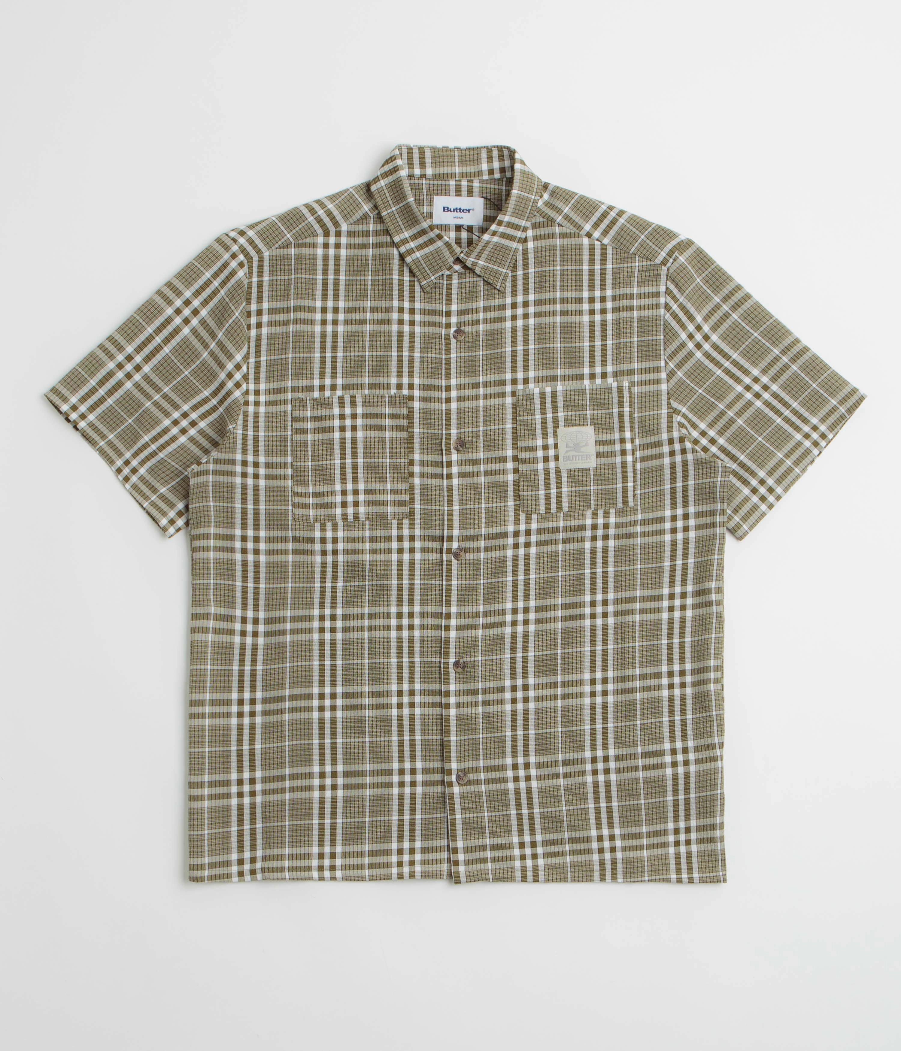 Casual Sophistication Butter Goods Equipment Short Sleeve Shirt - Green
