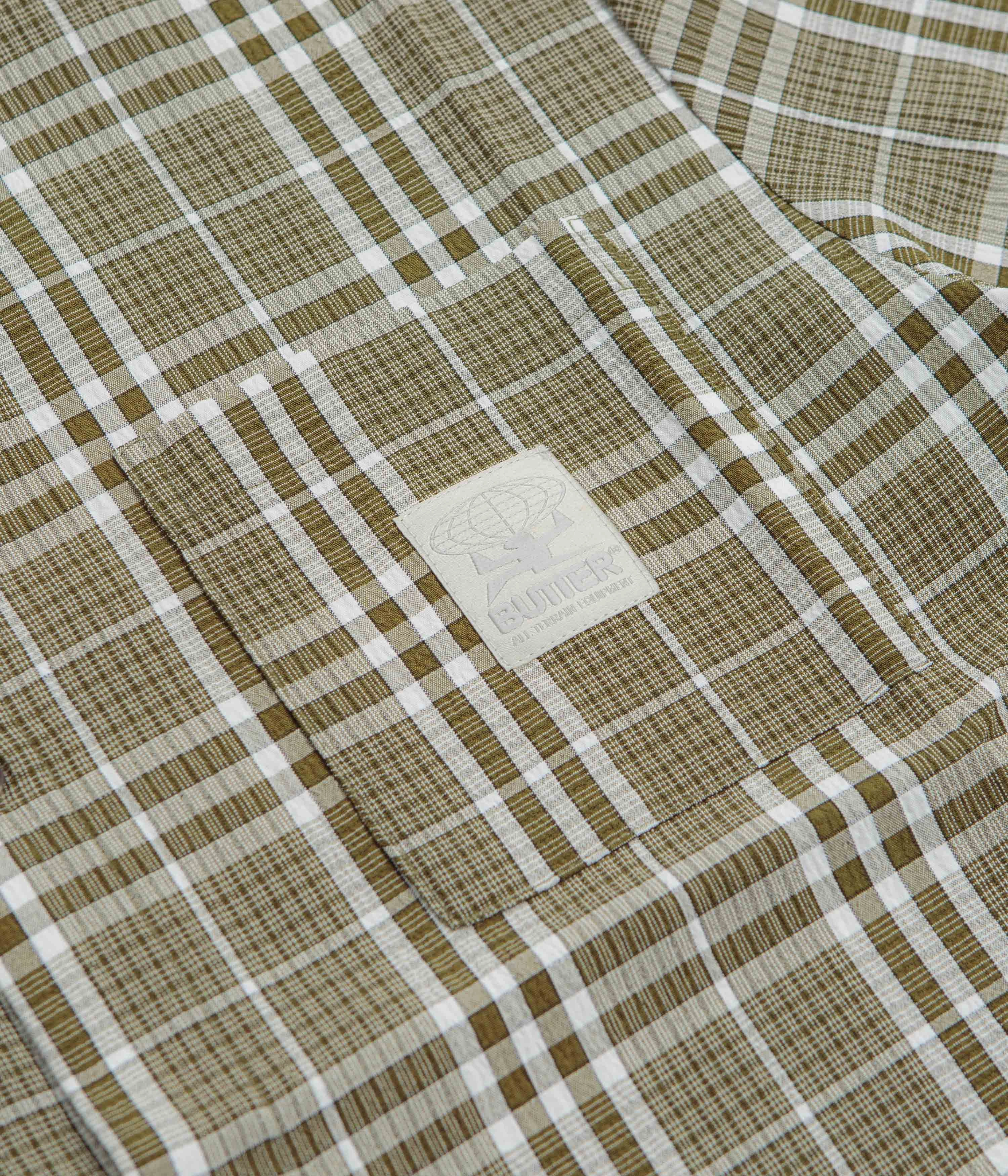 Odor Control Fabric Wardrobe Must-Have Butter Goods Equipment Short Sleeve Shirt - Green