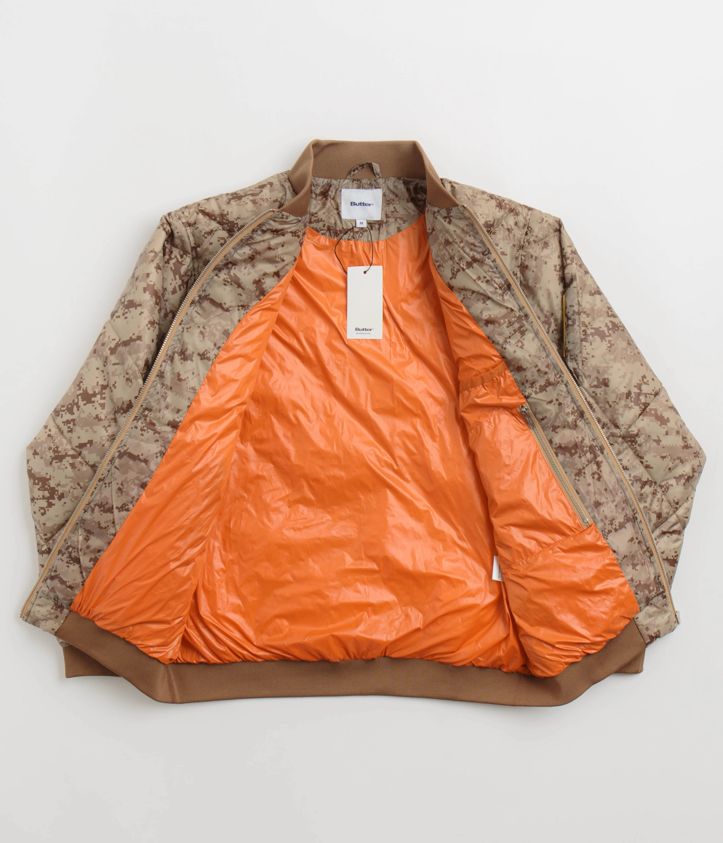 Panama Butter Goods Temperature Bomber Jacket - Digital Camo