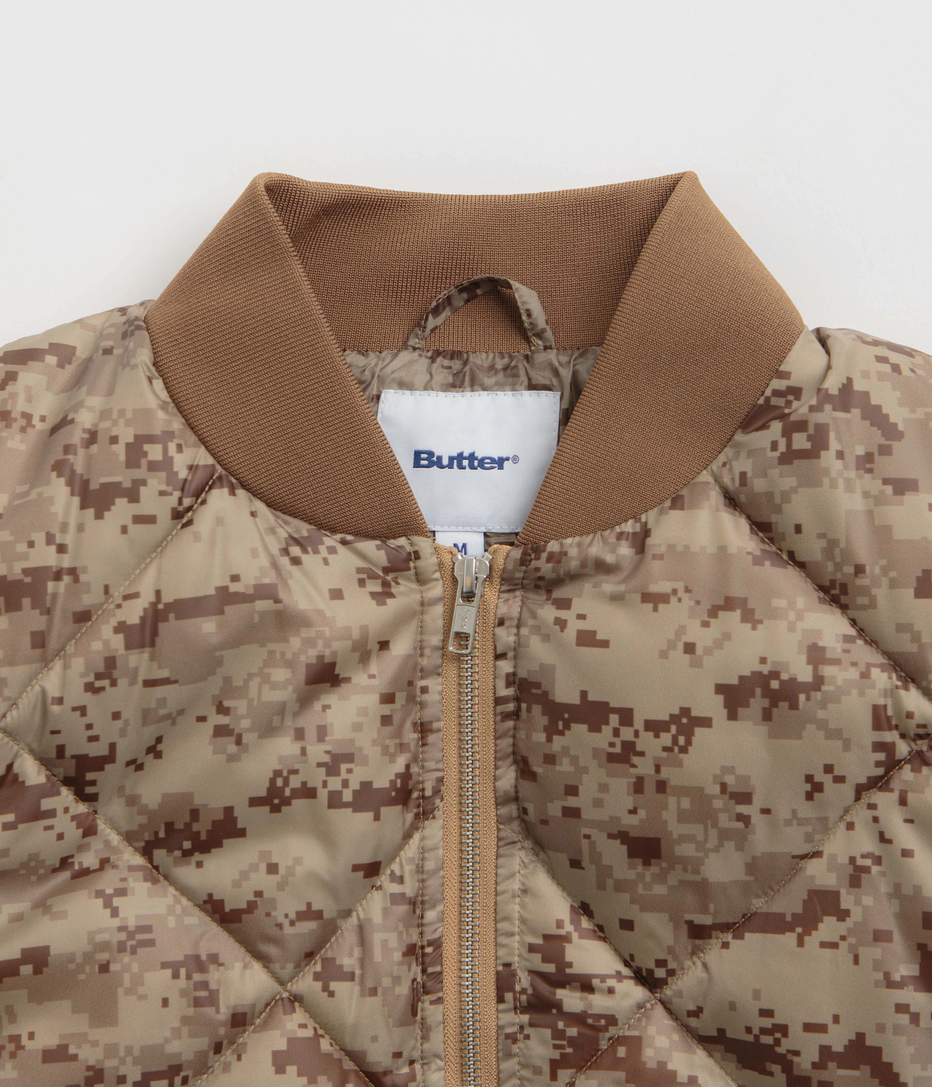 All-Weather Comfort Stain Resistant Butter Goods Temperature Bomber Jacket - Digital Camo