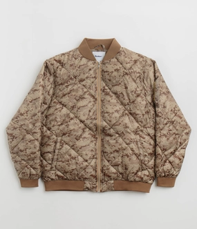 Butter Goods Temperature Bomber Jacket - Digital Camo Travel Essential family trip