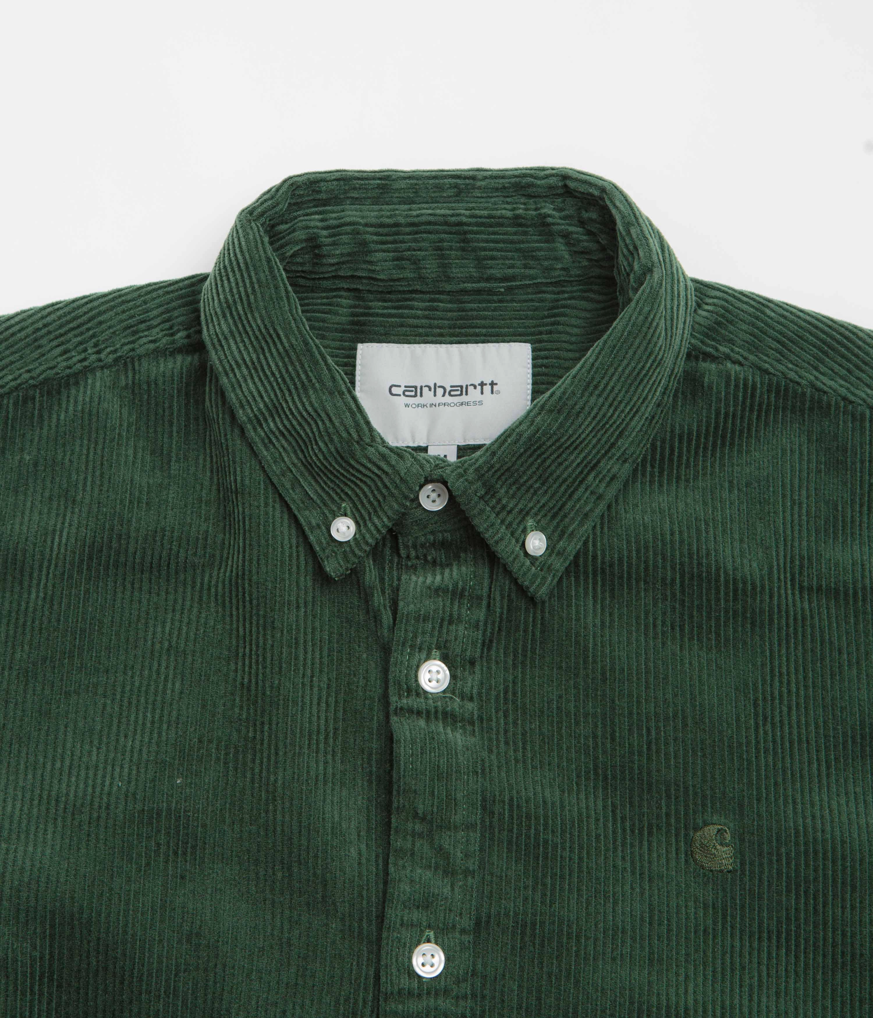 All Purpose Weave Design Fashion Forward Design Carhartt Madison Cord Shirt - Sycamore Tree / Sycamore Tree