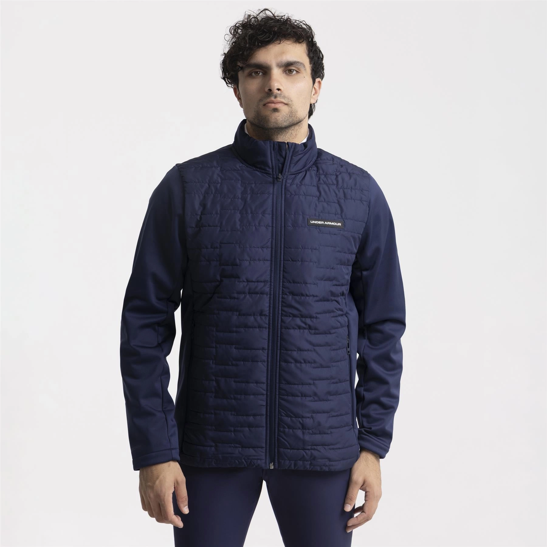 Eye - Catching Drive Pro Insulated Jacket Midnight Navy/Metallic Silver