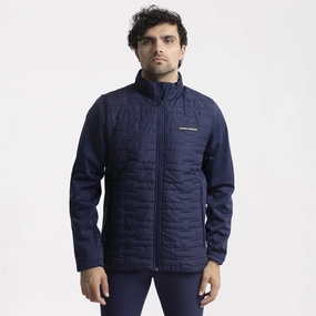 Eye - Catching Drive Pro Insulated Jacket Midnight Navy/Metallic Silver
