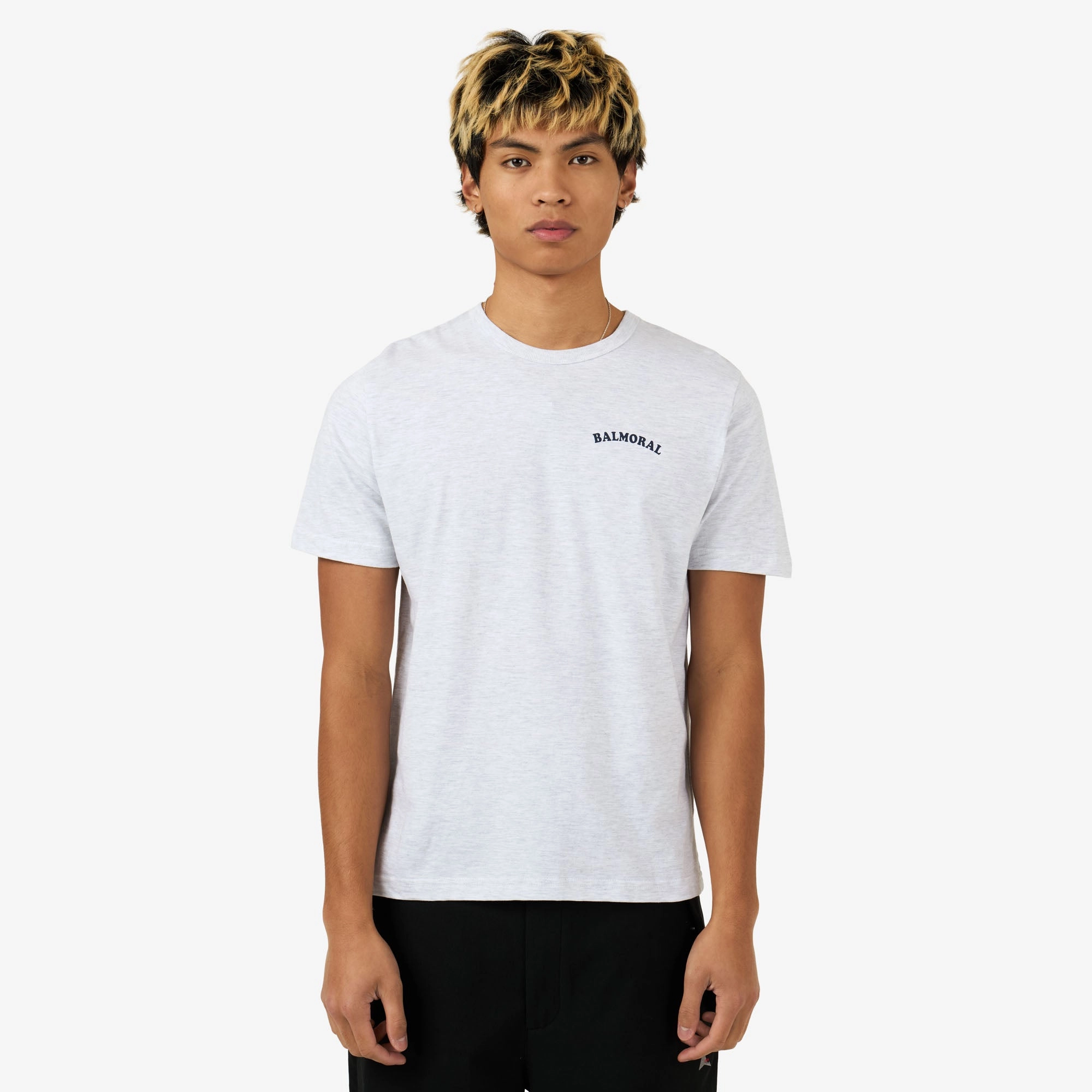 Summer collection rugby venue Balmoral Cabin T-Shirt Ash Grey / Navy