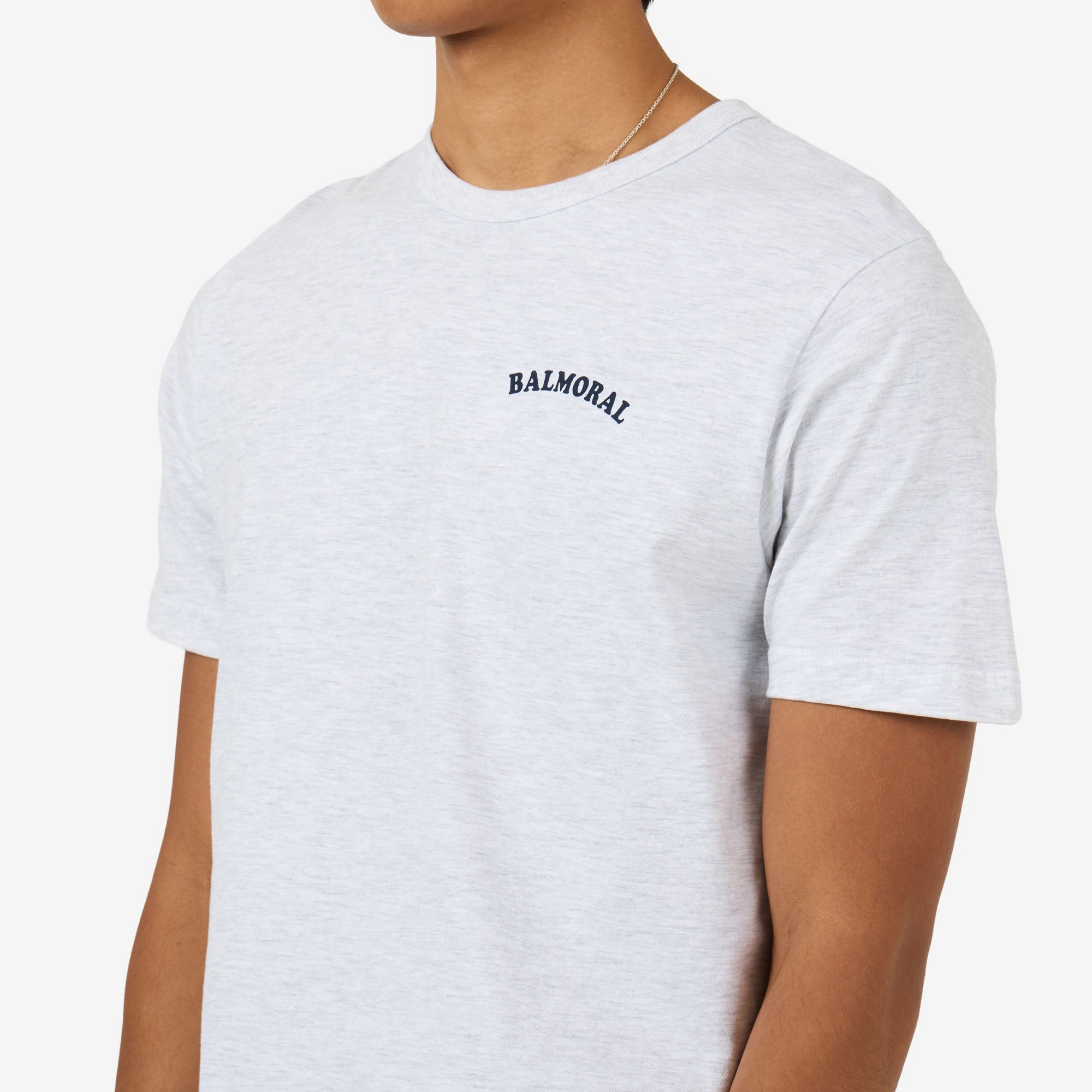 Balmoral Cabin T-Shirt Ash Grey / Navy volleyball venue