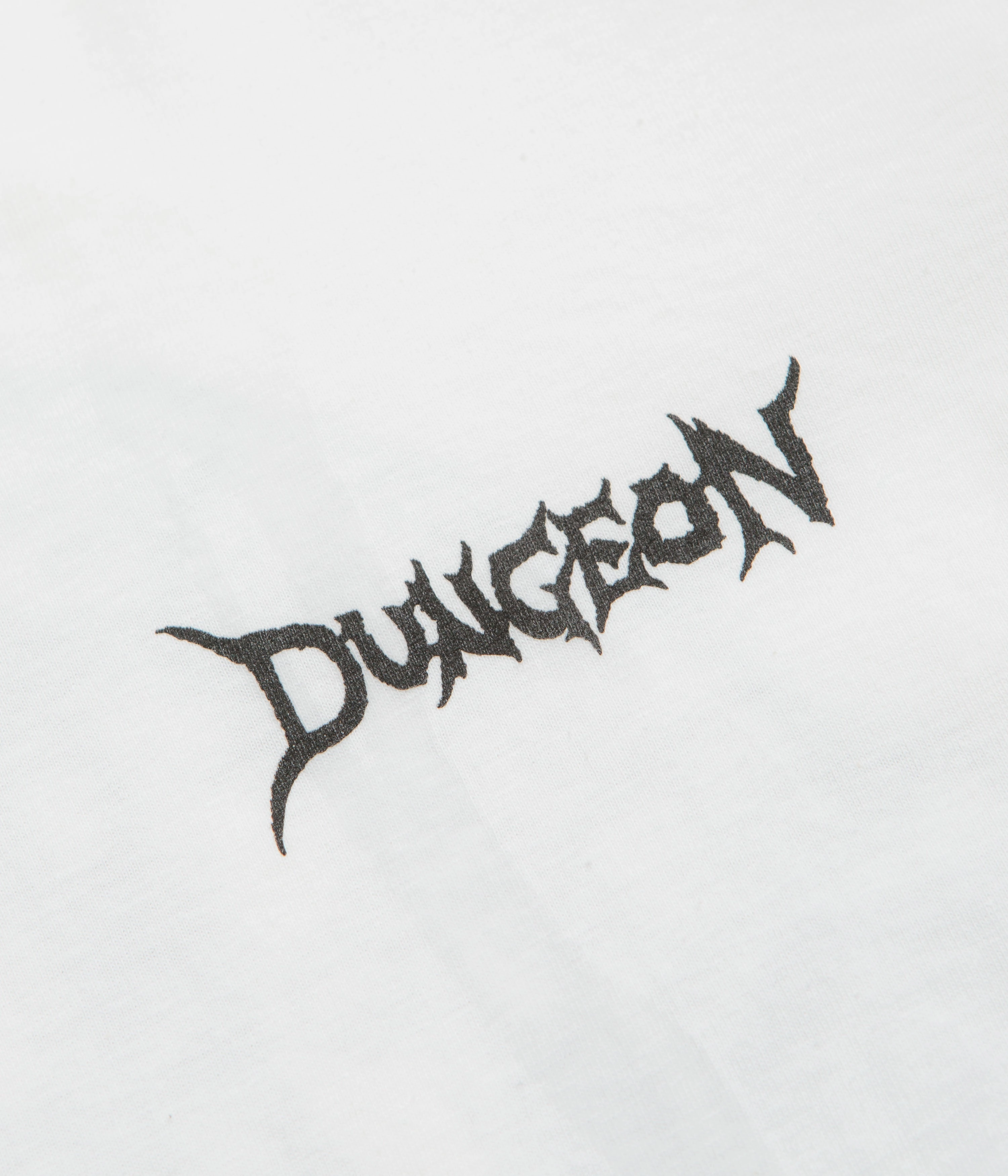 Dungeon Portcullis T-Shirt - White / Black conference event amusement park venue