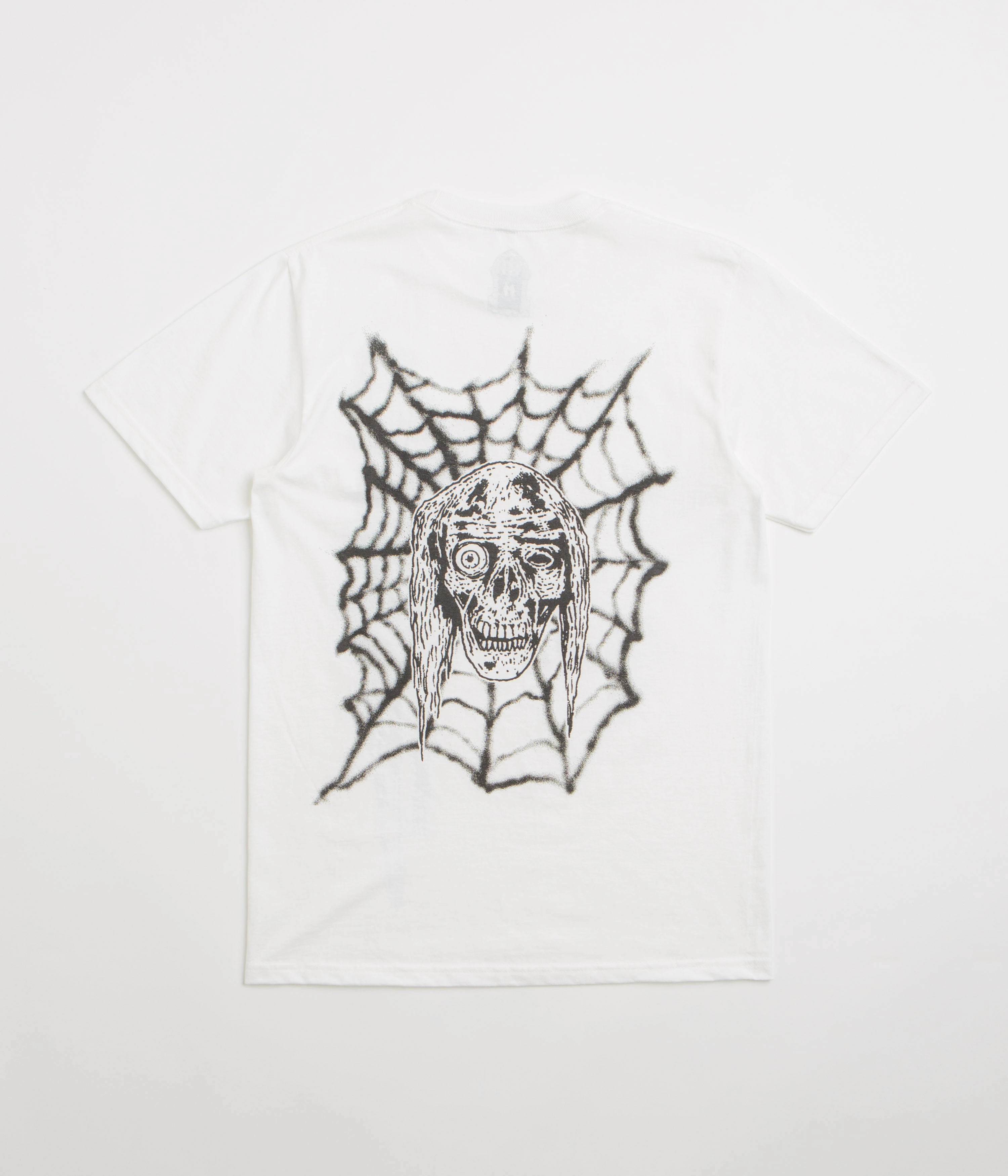 Mountain area Tight Fit Dungeon Severed Survival T-Shirt - White