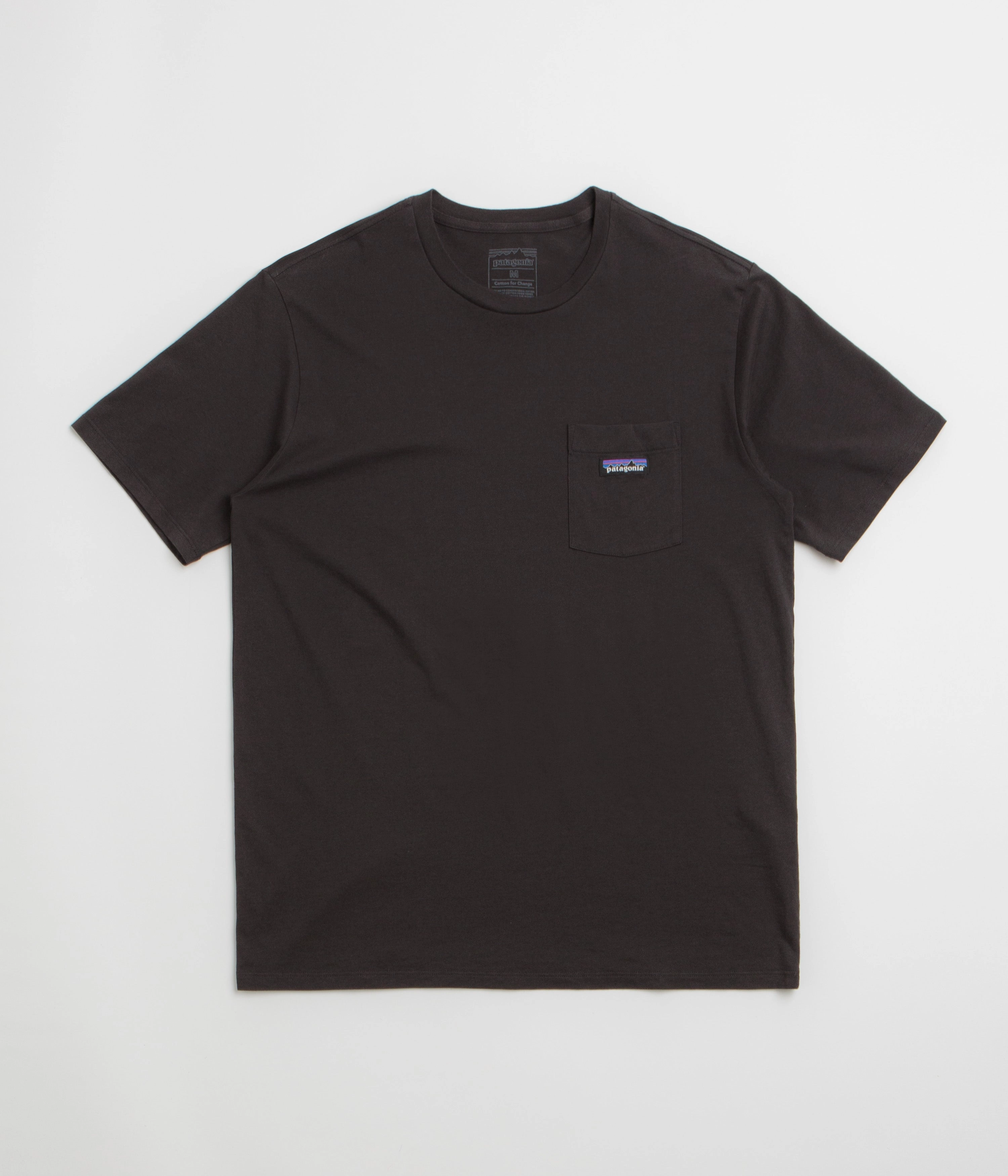 Party Male fit Patagonia Daily Pocket T-Shirt - Black / Black