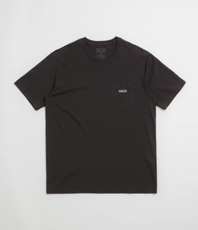 Party Male fit Patagonia Daily Pocket T-Shirt - Black / Black
