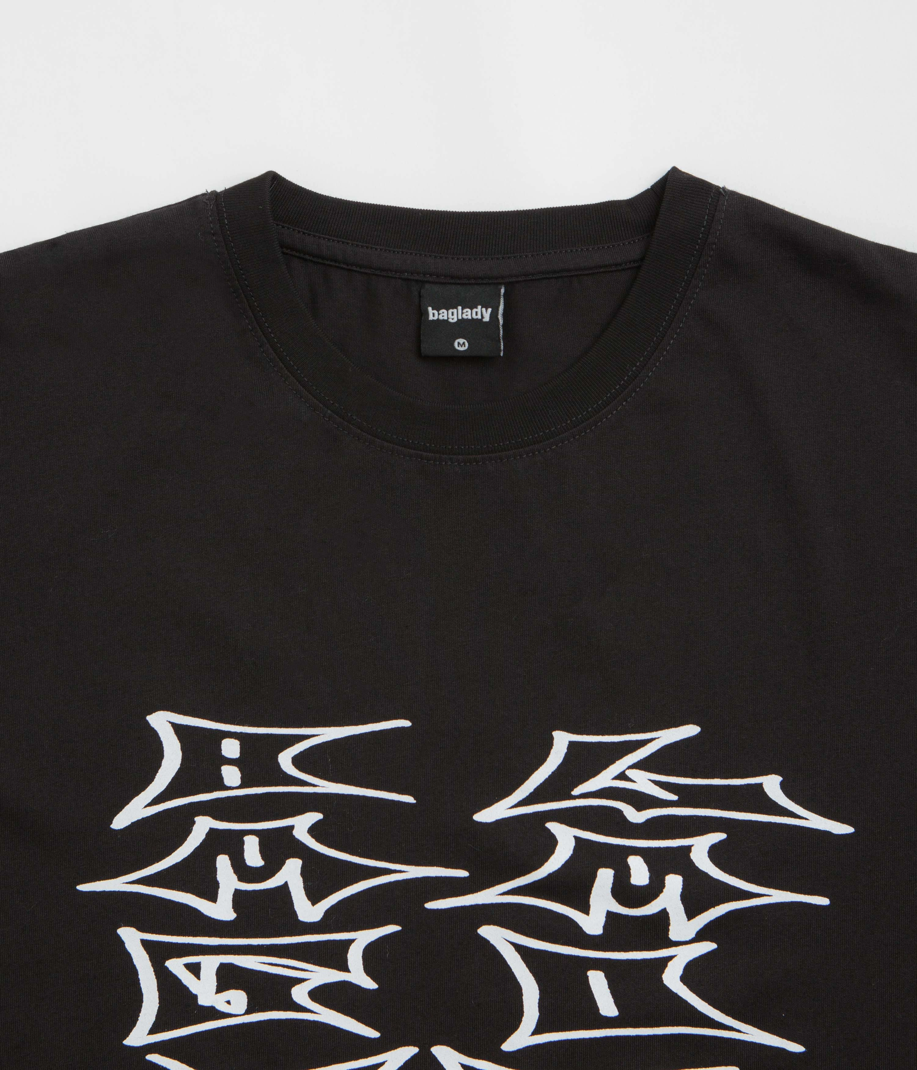 Baglady Blaagdy T-Shirt - Black two-piece