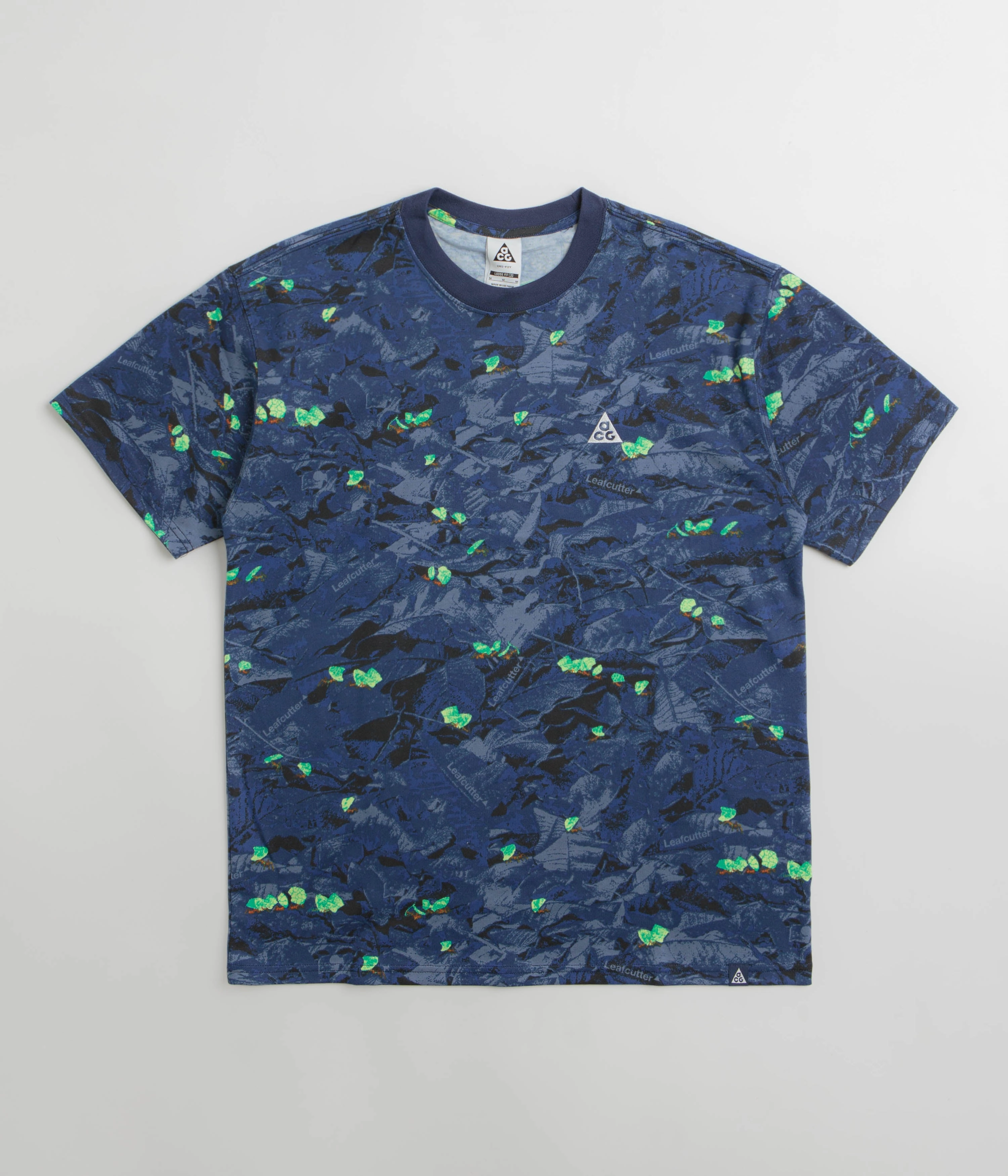 multi-piece Nike ACG Leafcutter T-Shirt - Midnight Navy