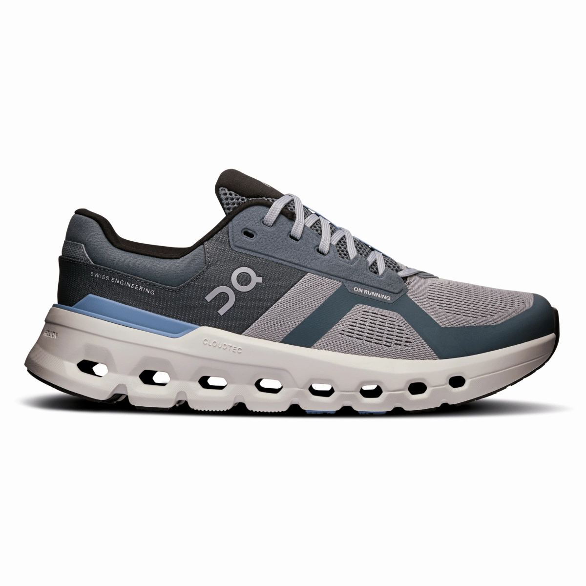 On Running Men's Cloudrunner 2 Alloy/Chambray Smooth Control hybrid design