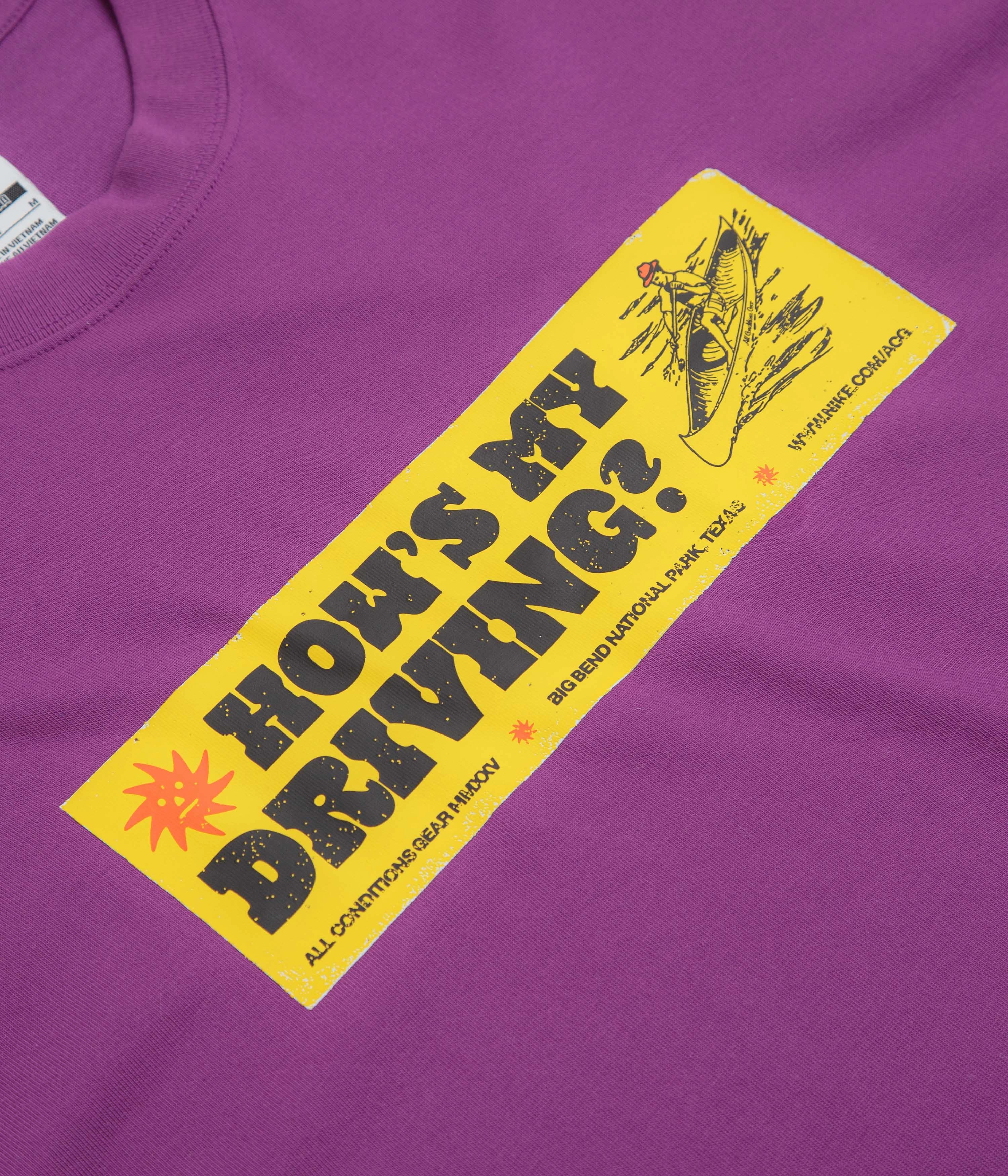 Workwear Nike ACG Canoe Sticker T-Shirt - Bold Berry