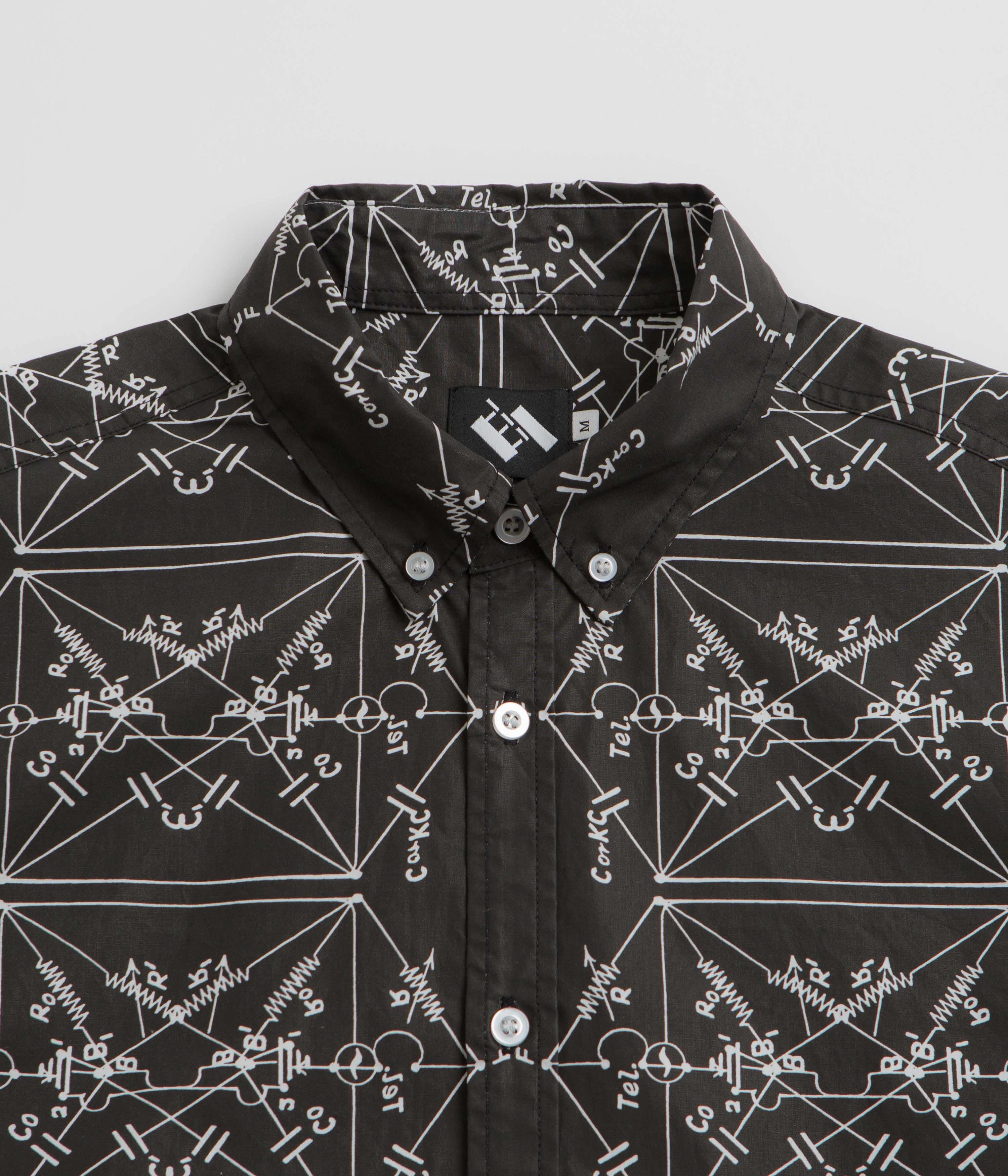 Versatile Clothing The Trilogy Tapes Envelopes All Over Print Shirt - Black