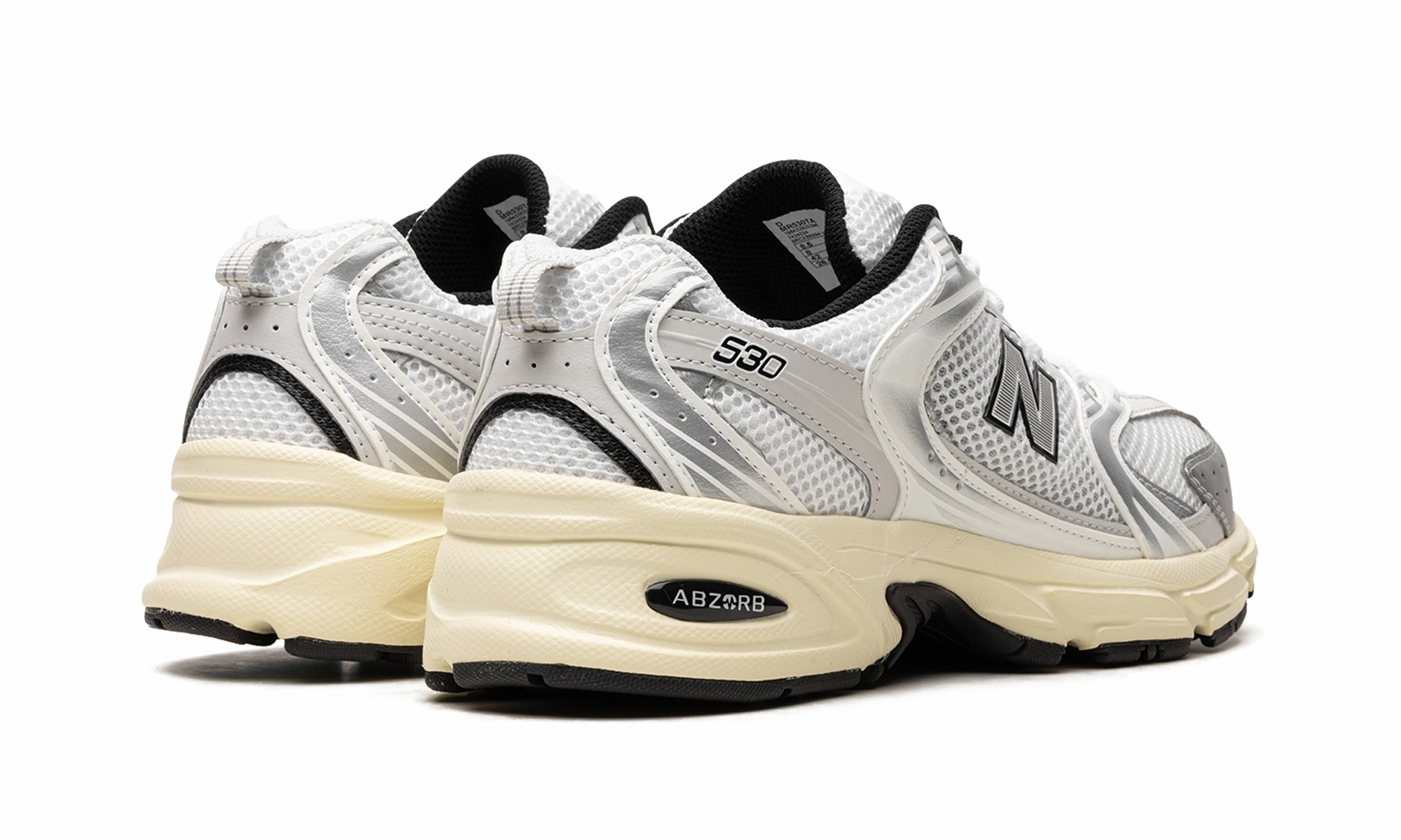 530 "White / Silver" Antibacterial Grip Enhancement