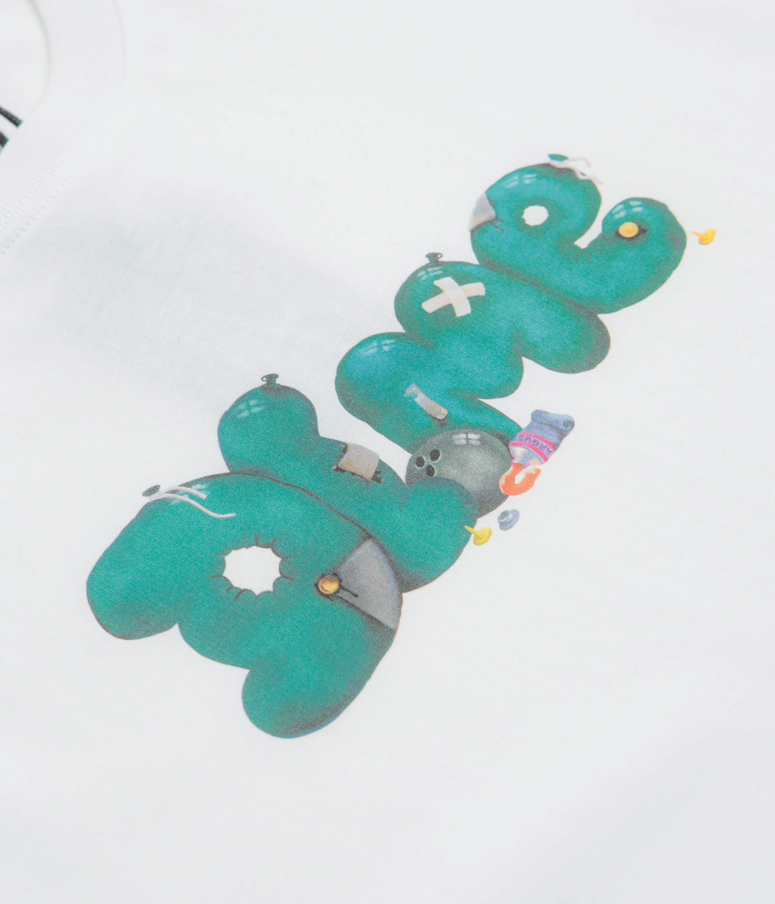 Dime Soft Rock T-Shirt - White Stretchable