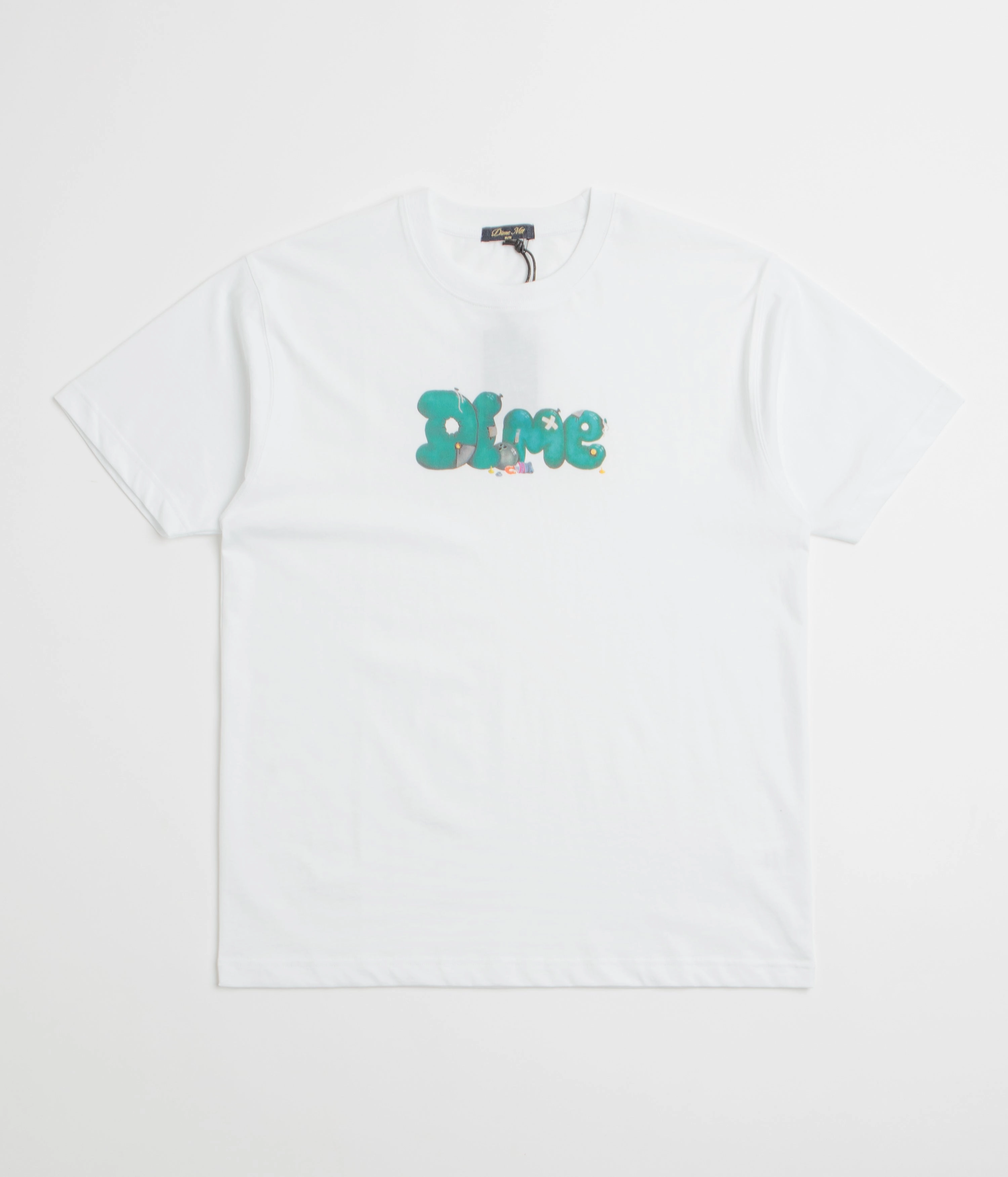 amusement park venue Dime Soft Rock T-Shirt - White