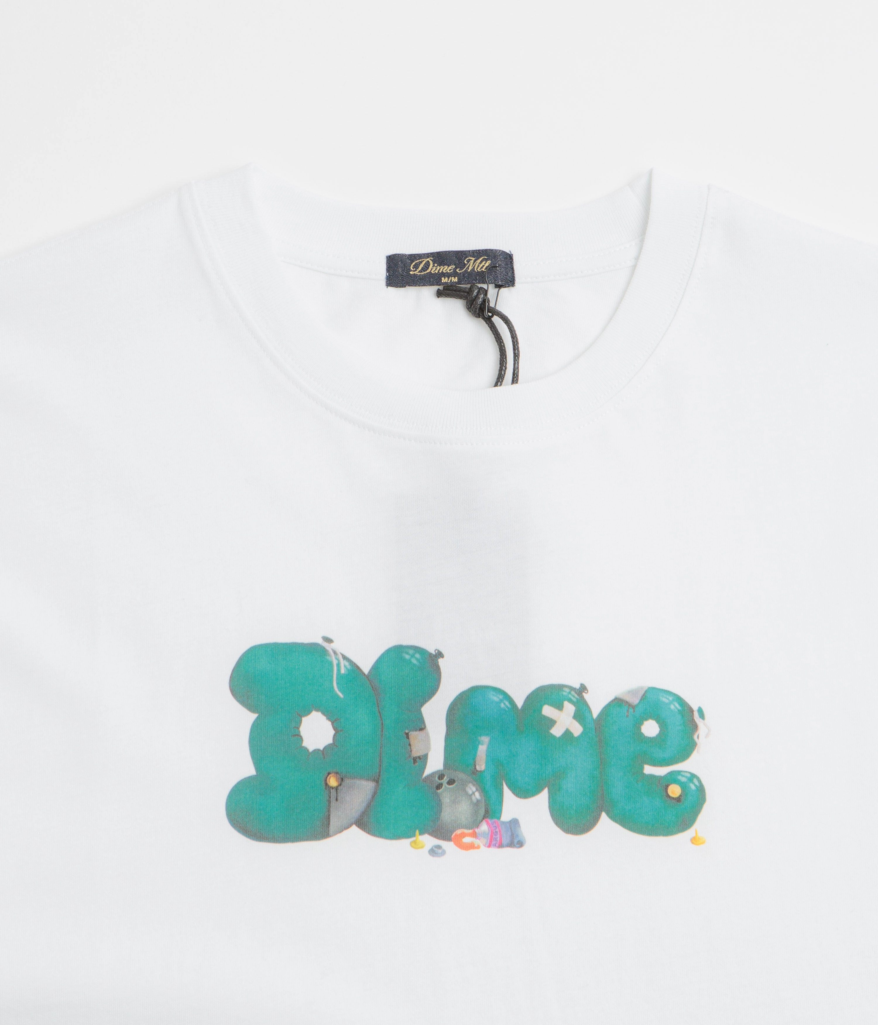 Dime Soft Rock T-Shirt - White car event Abstract Pattern