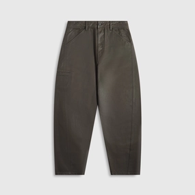 Lounge-friendly Lemaire Twisted Workwear Pants - Dark Chocolate