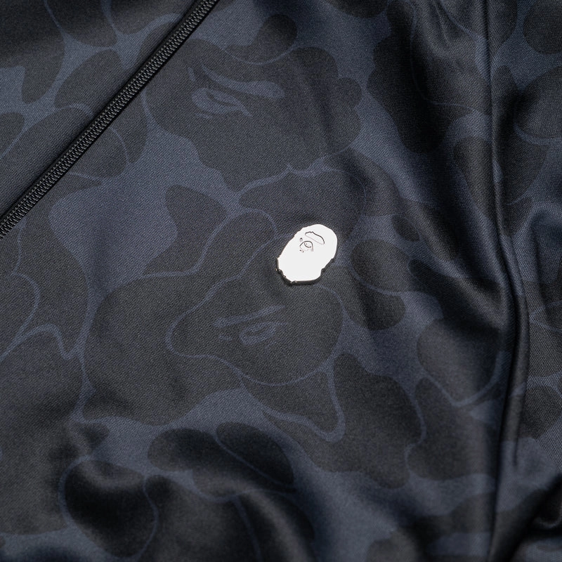 Barbecue wear A Bathing Ape Solid Camo Shark Full Zip Hoodie - Black