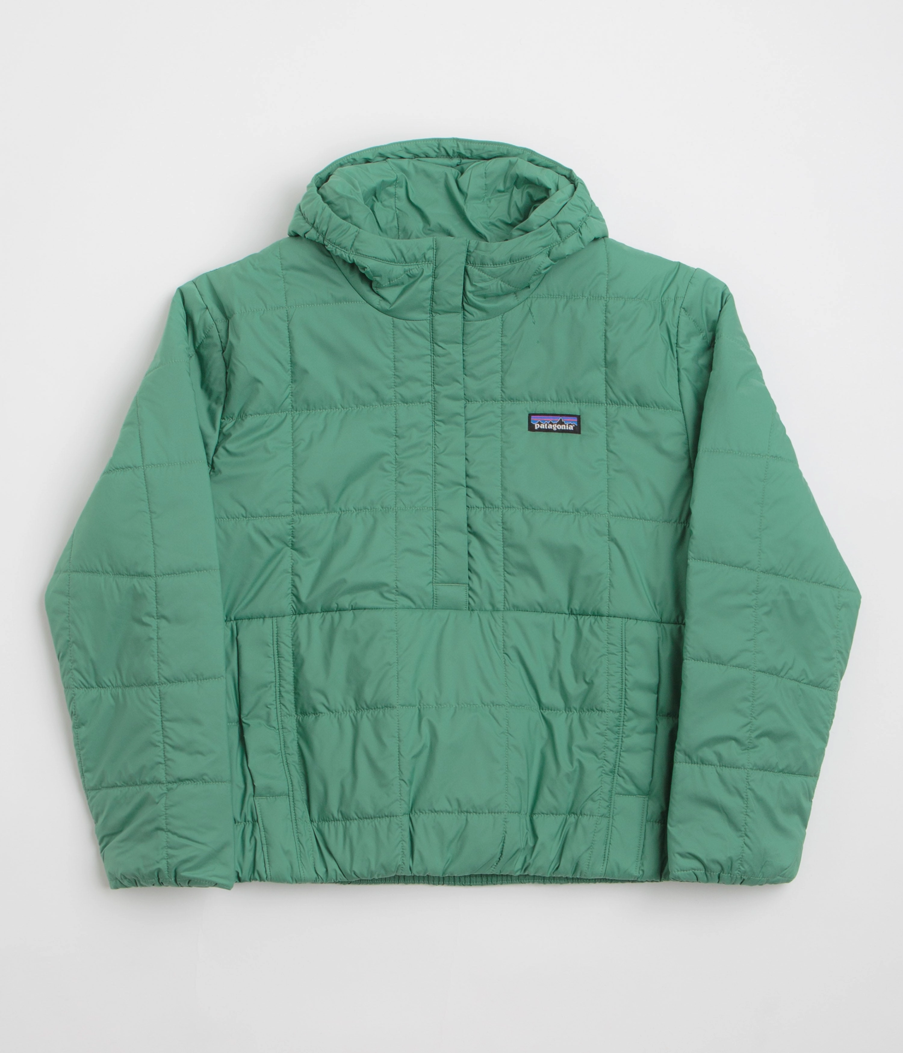 Patagonia Womens Light Gust Hooded Pullover Jacket - Heartleaf Green Fresh Layer