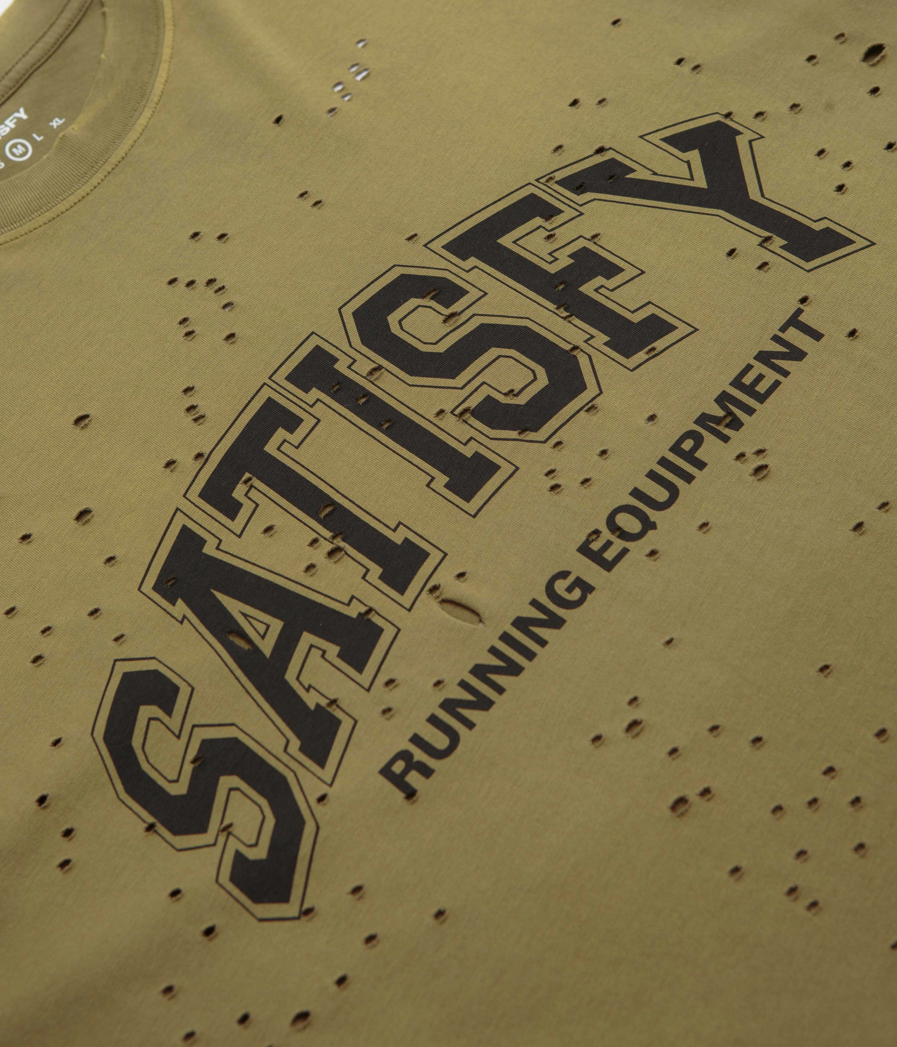sports event Coastal area Satisfy MothTech T-Shirt - Sun Bleached Military Olive