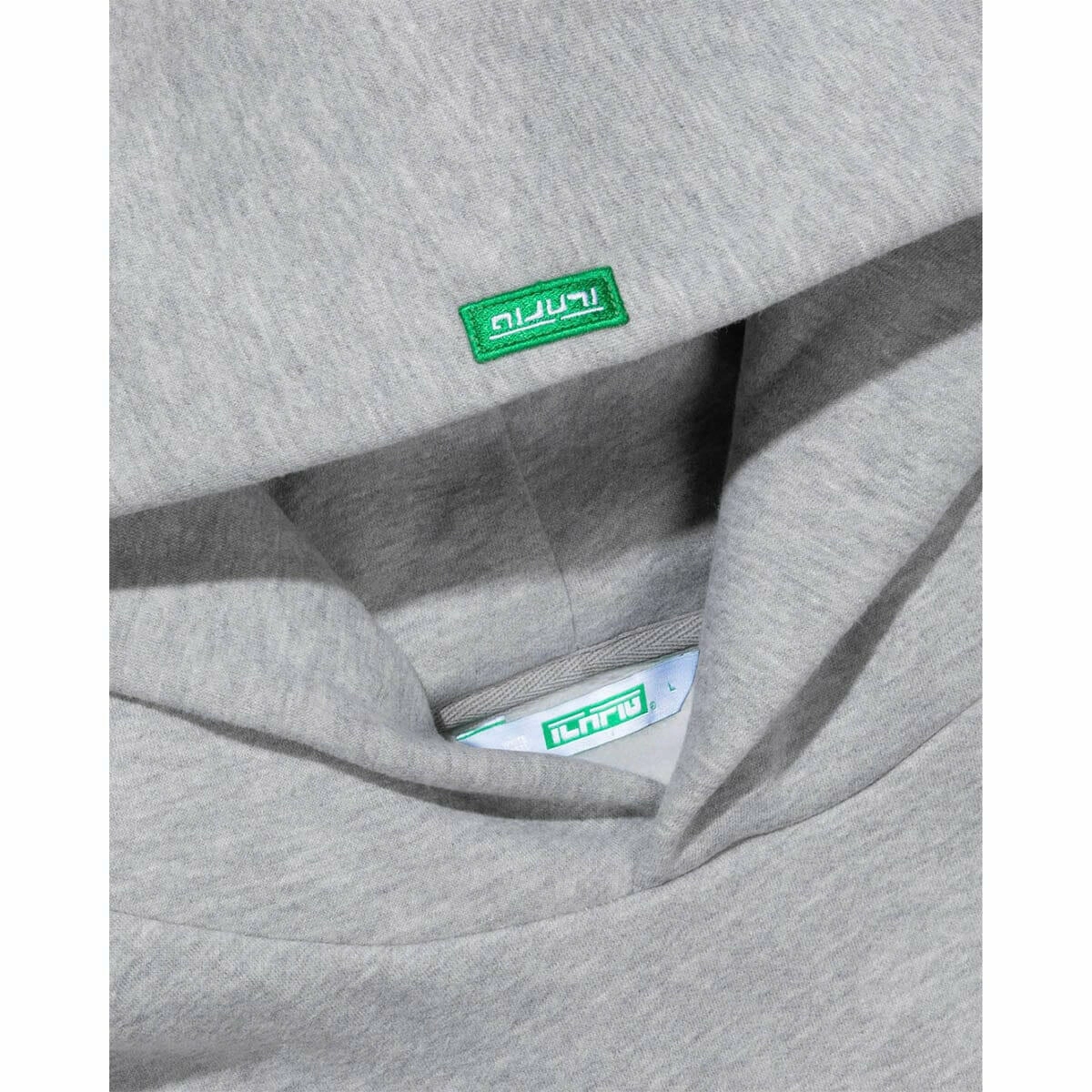 Ichpig - Staple Cordless Hoodie Grey Marle basketball uniform