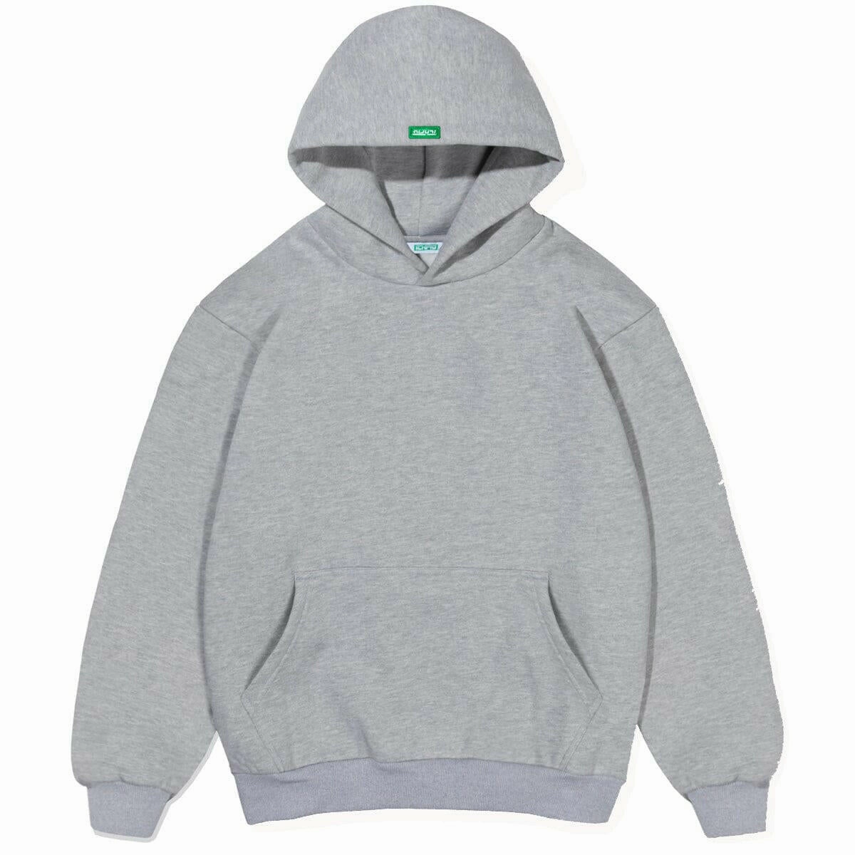 Casual Ease Ichpig - Staple Cordless Hoodie Grey Marle