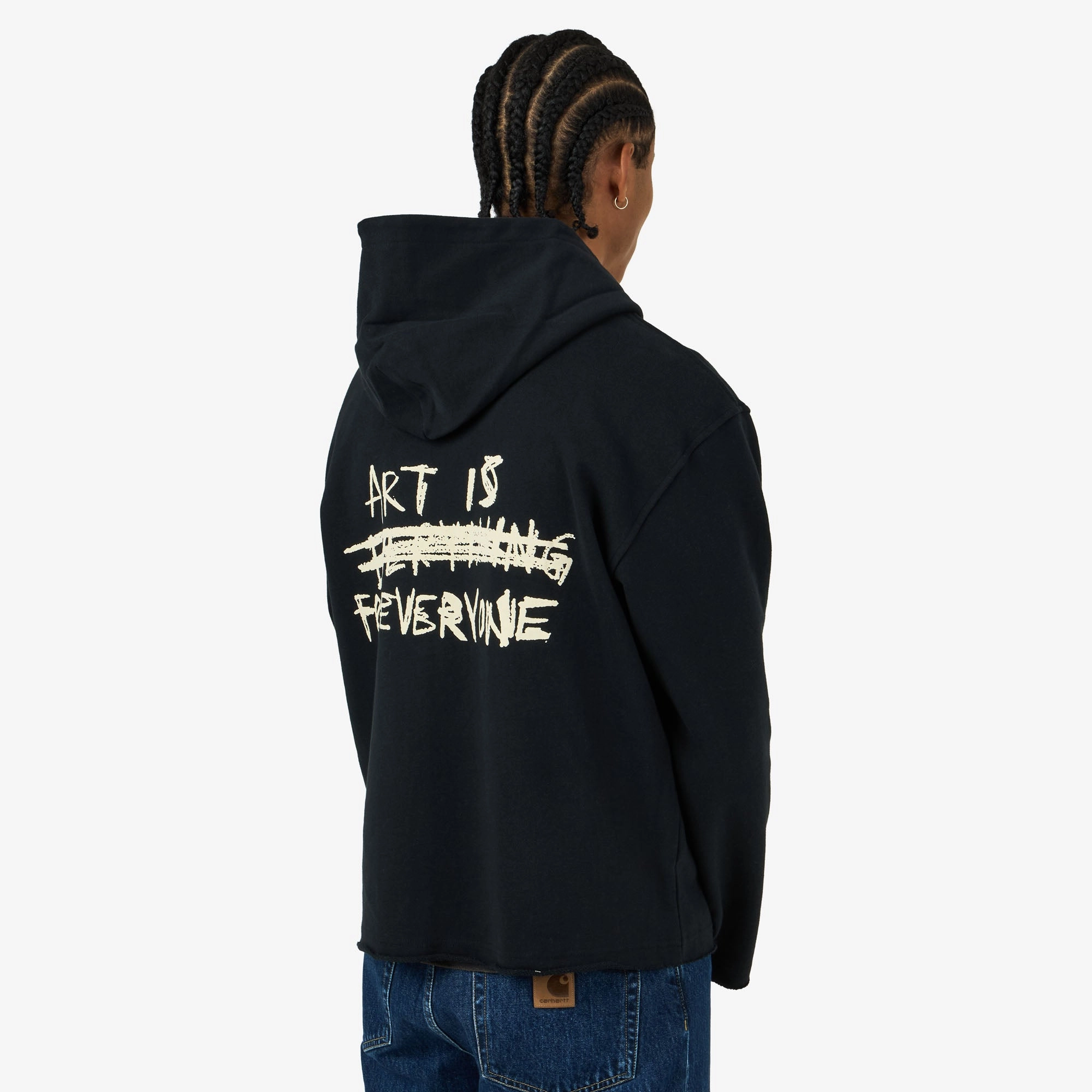 Essentials Wear Honor The Gift Honor Art Institute Zip Hoodie Black