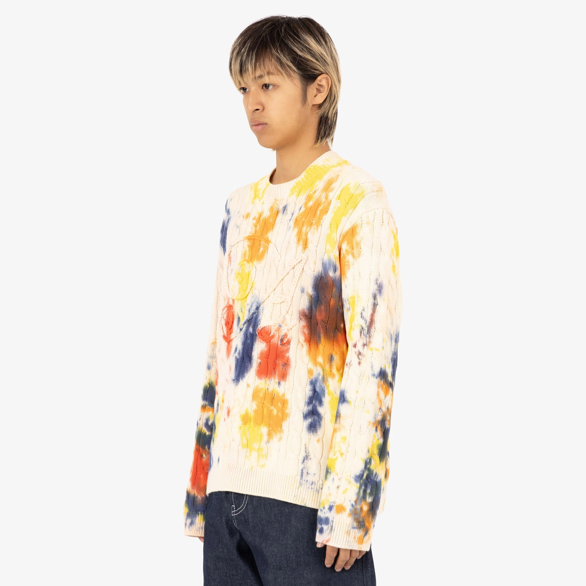 Comfy Outfit Awake NY Applique Sweater / Tie Dye