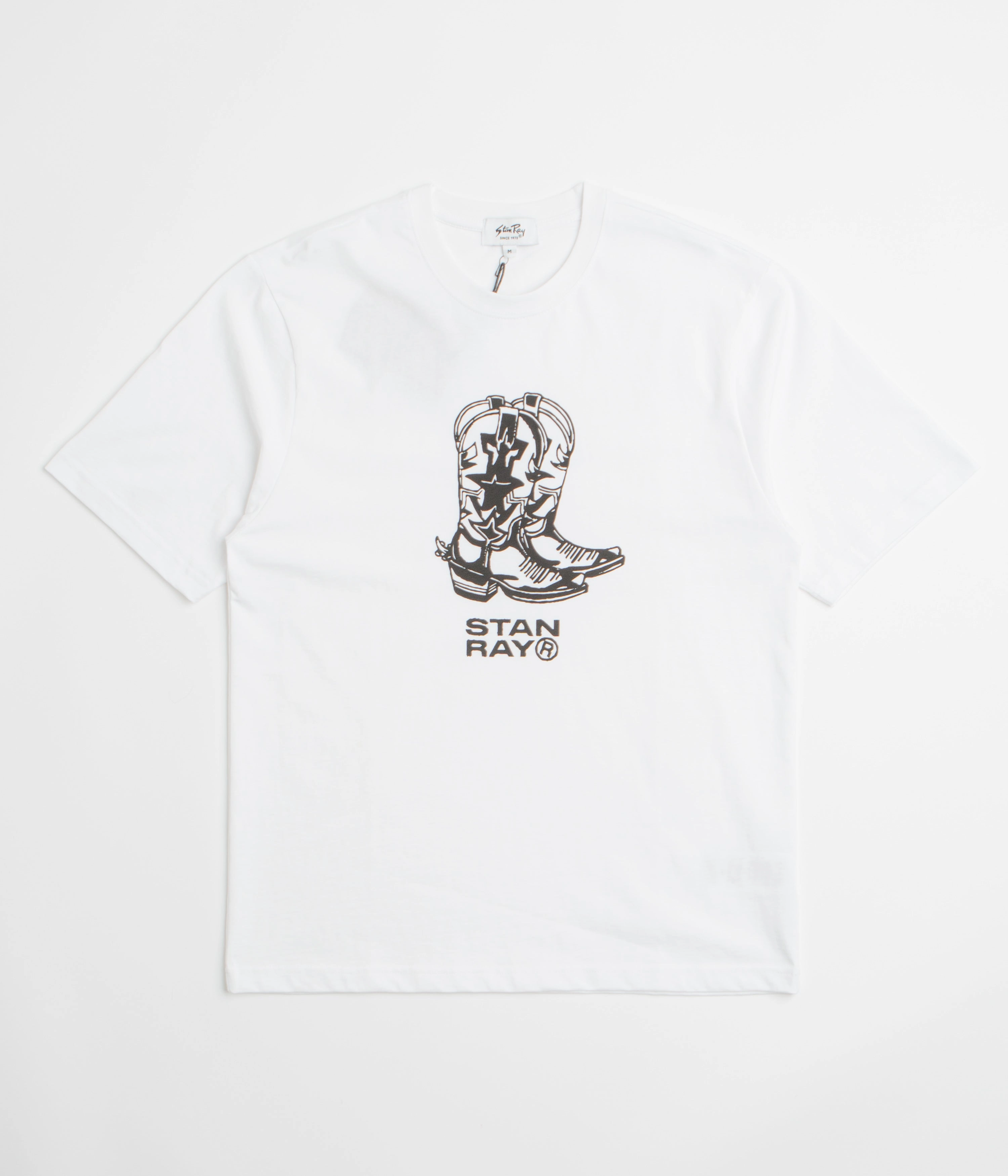 Stan Ray Boots T-Shirt - White trendy details