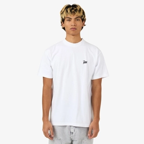 Patta Tough Love T-Shirt White Beach house topstitching
