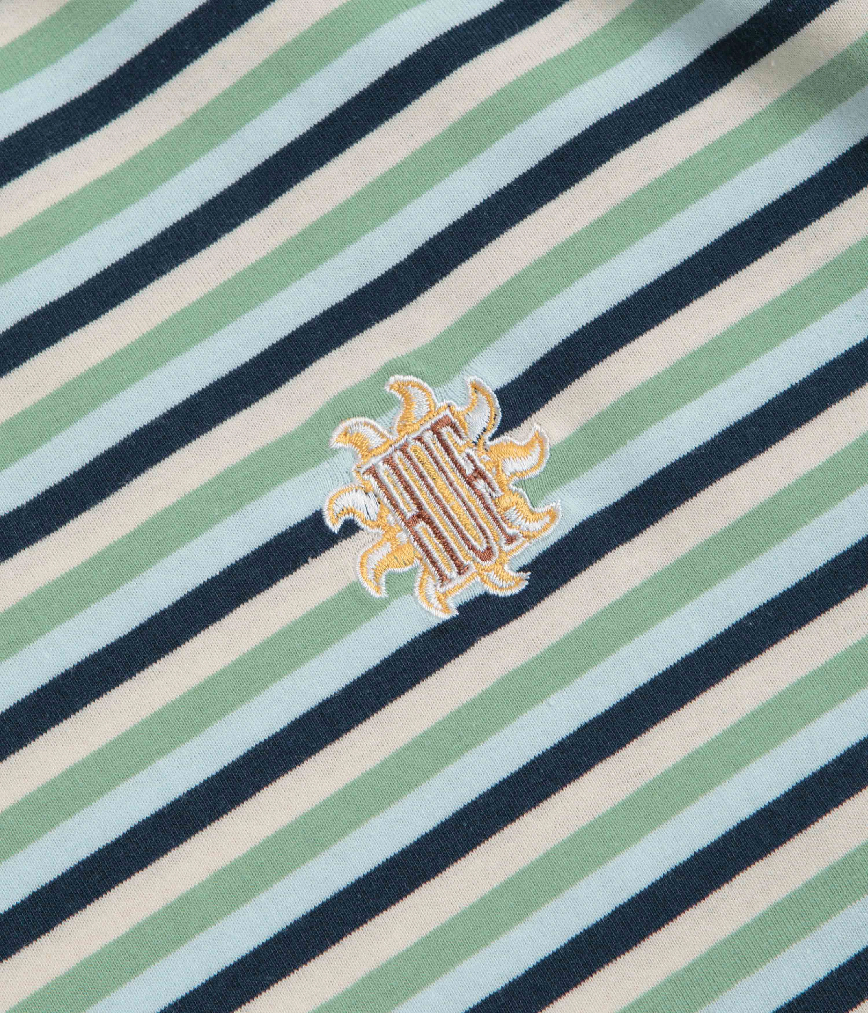 anniversary HUF Apollo Striped T-Shirt - Blue
