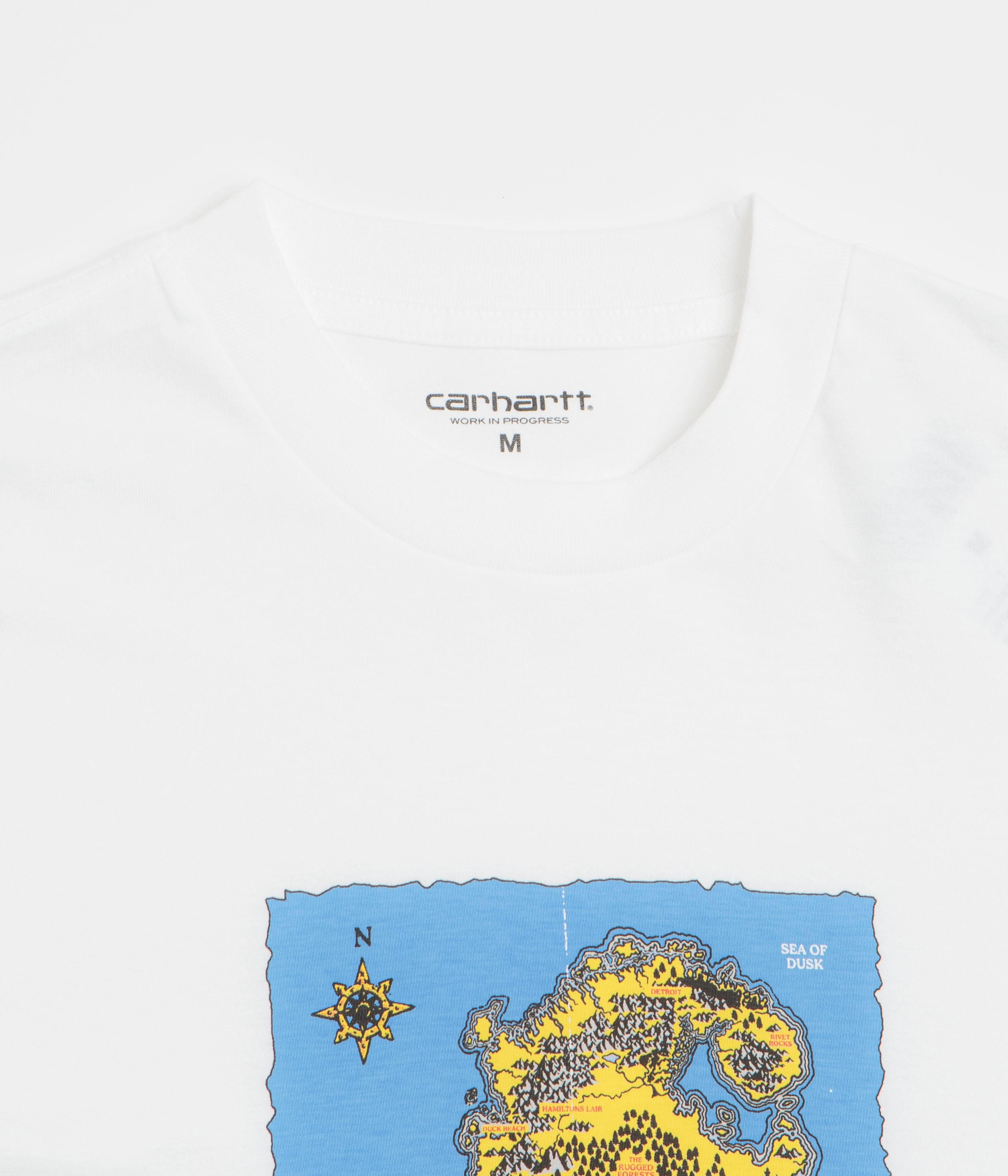 Buttoned Carhartt Old World T-Shirt - White