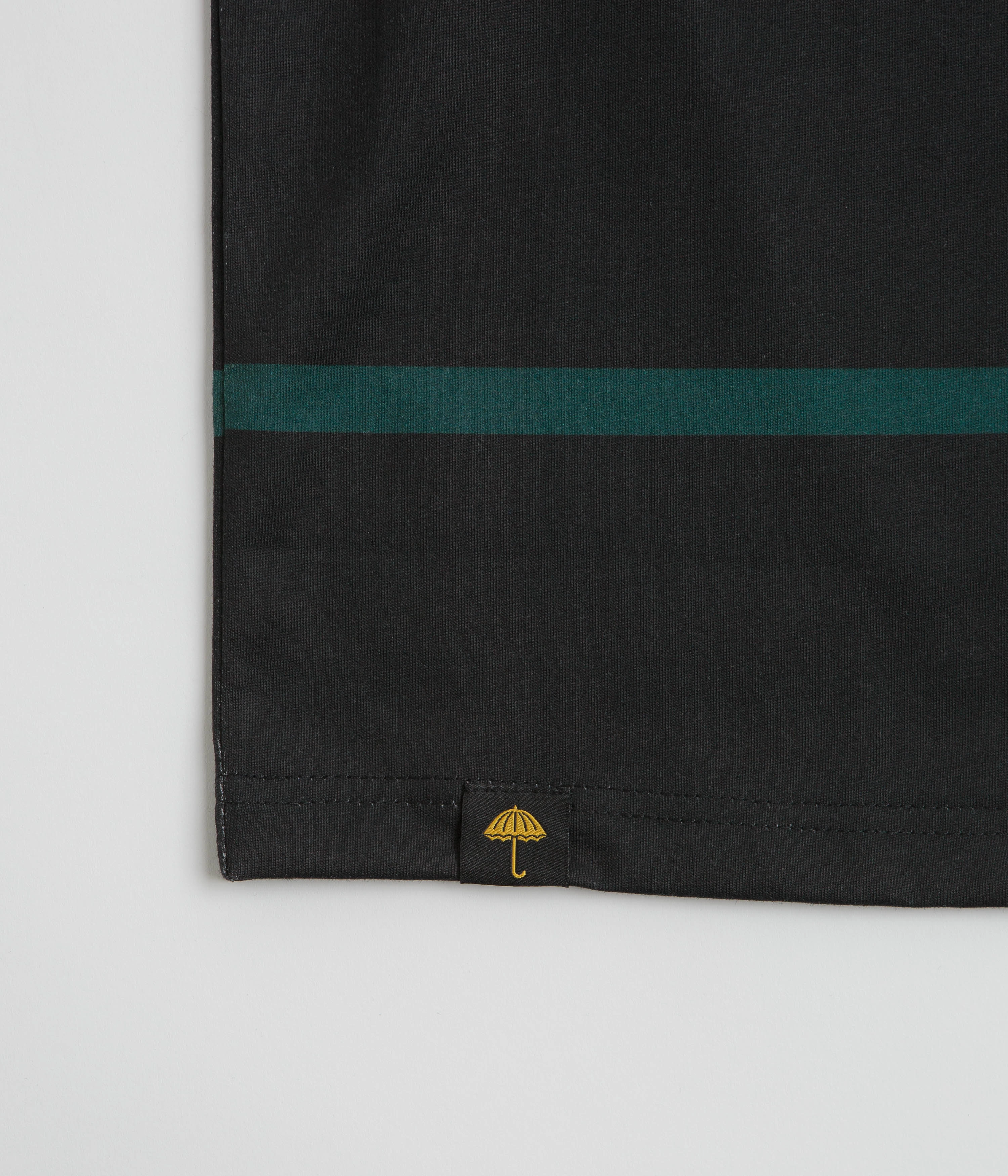 Helas Trait T-Shirt - Black Mid Length Urban Style