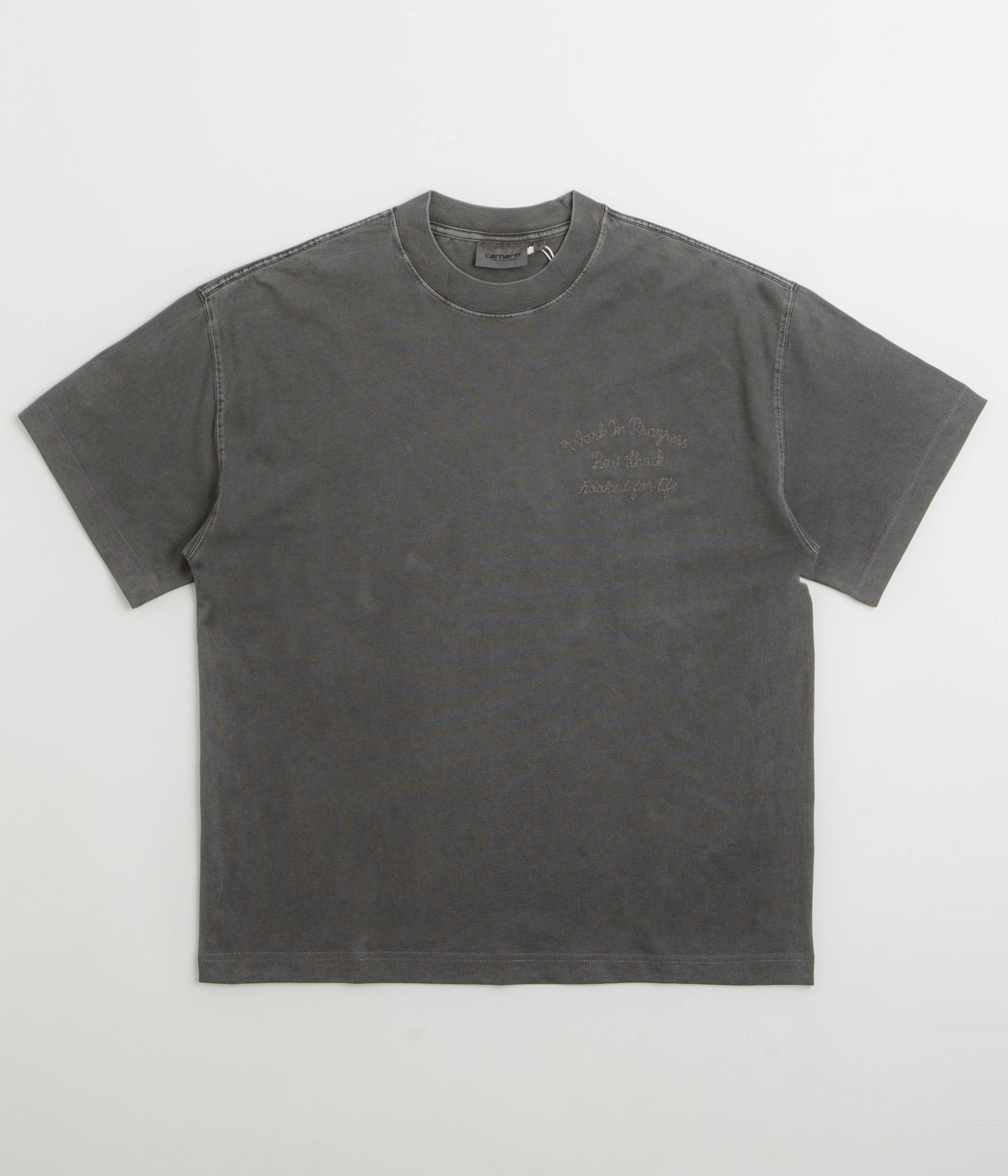 Carhartt Bait Shack T-Shirt - Black solo travel Seamless Shoulder Transition