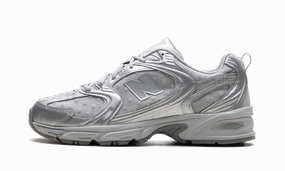 530 "Silver Metallic Raincloud Polka Dots" Cushioned durability Glam stability