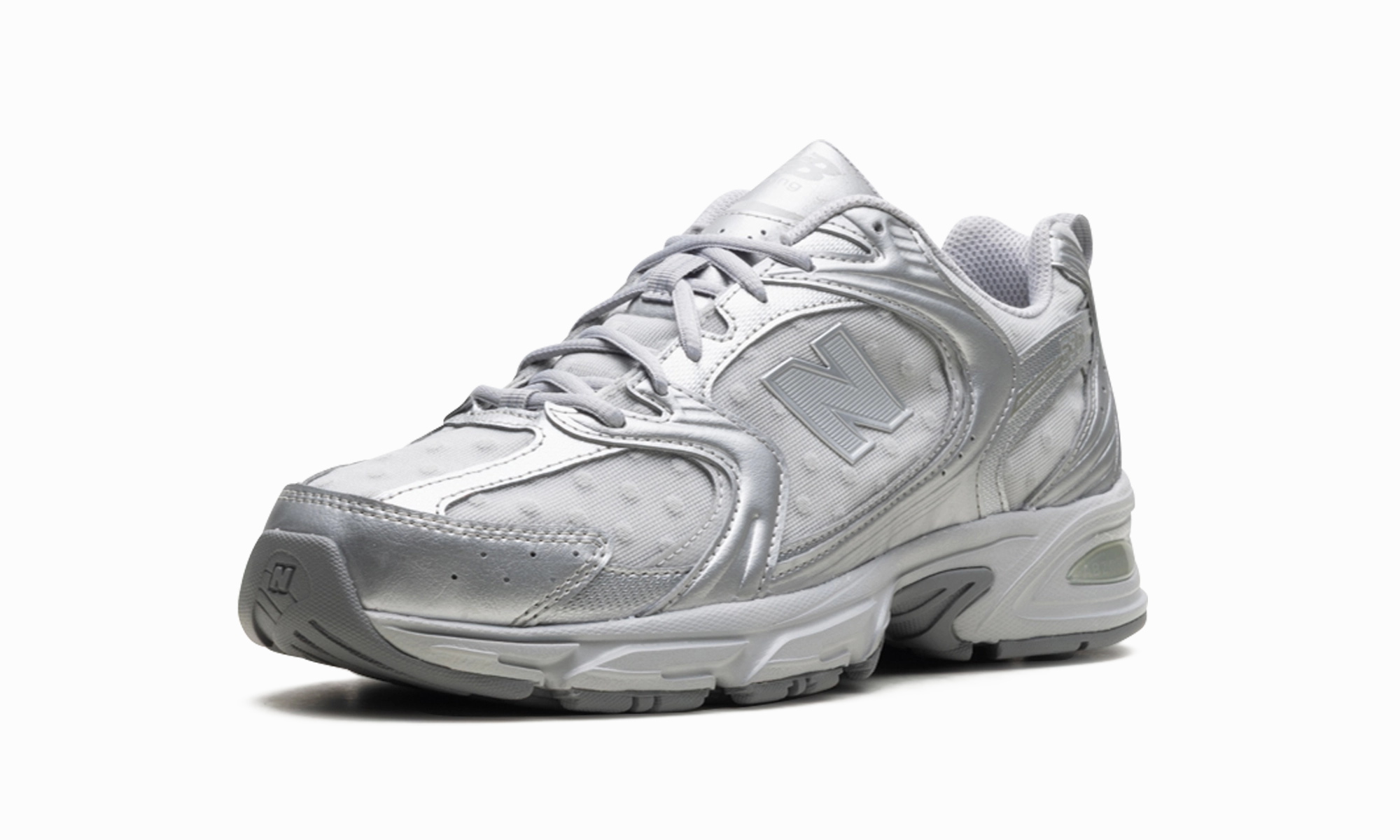 530 "Silver Metallic Raincloud Polka Dots" Sustainable Design Bold Statement