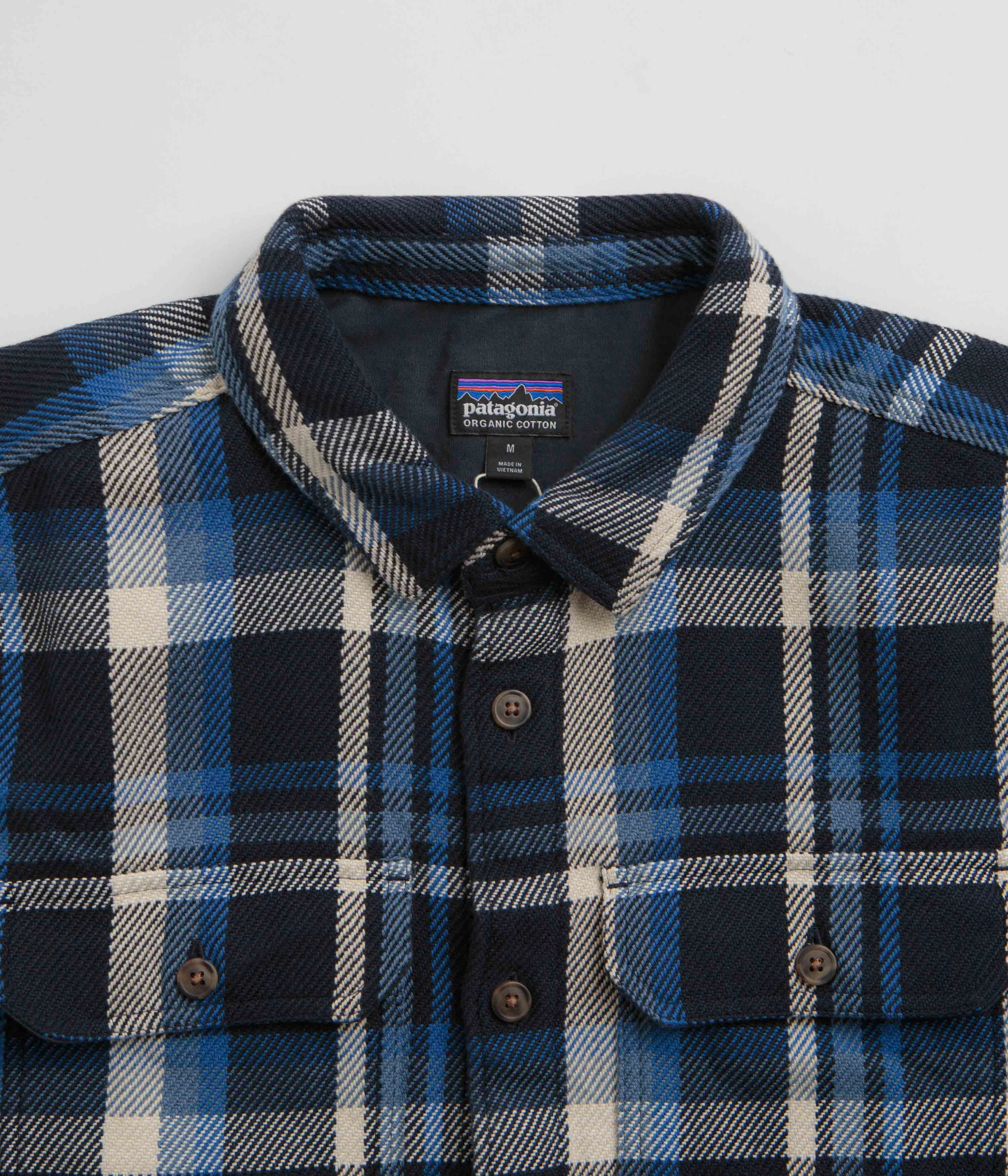 Patagonia Fjord Loft Shirt - Coastal Sunset: Pitch Blue Casual Hangout Ergonomic Back Panel