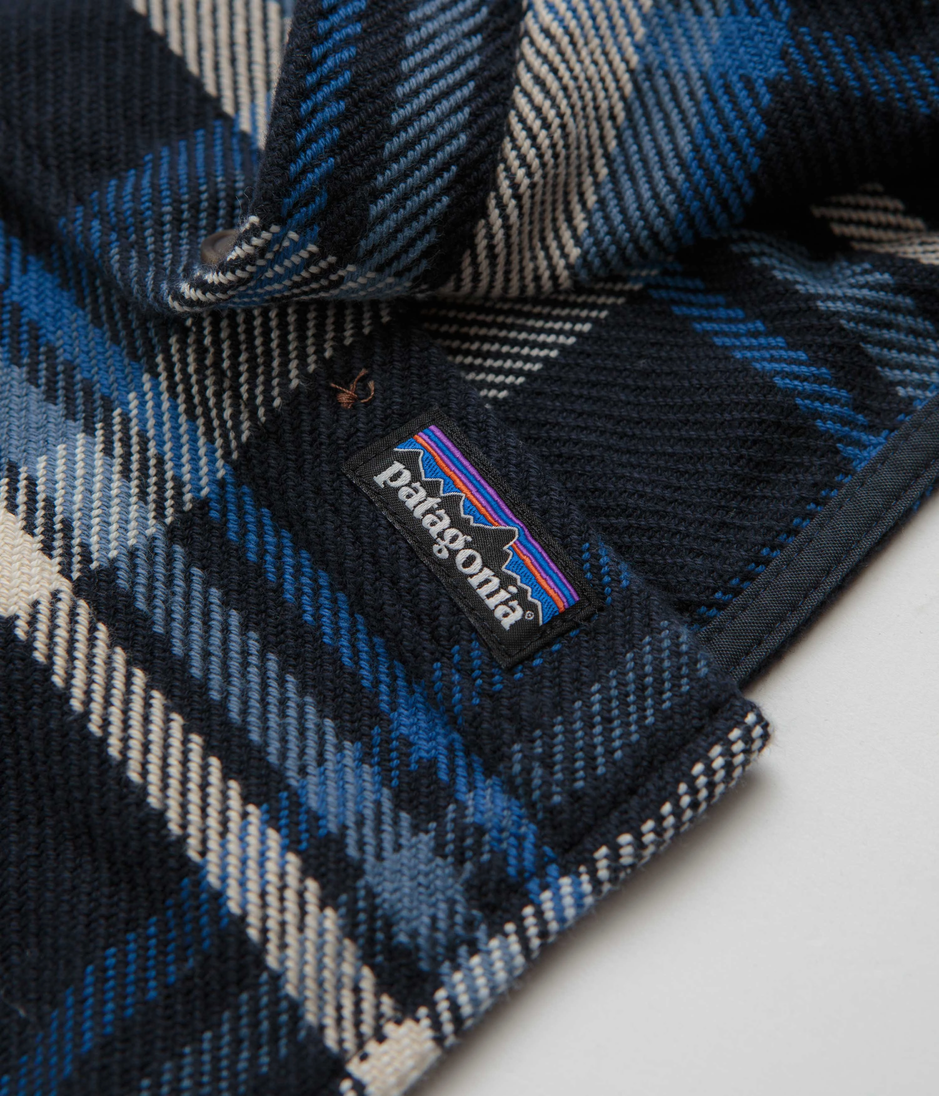 Patagonia Fjord Loft Shirt - Coastal Sunset: Pitch Blue Backpacking Trip Moisture Management Tech