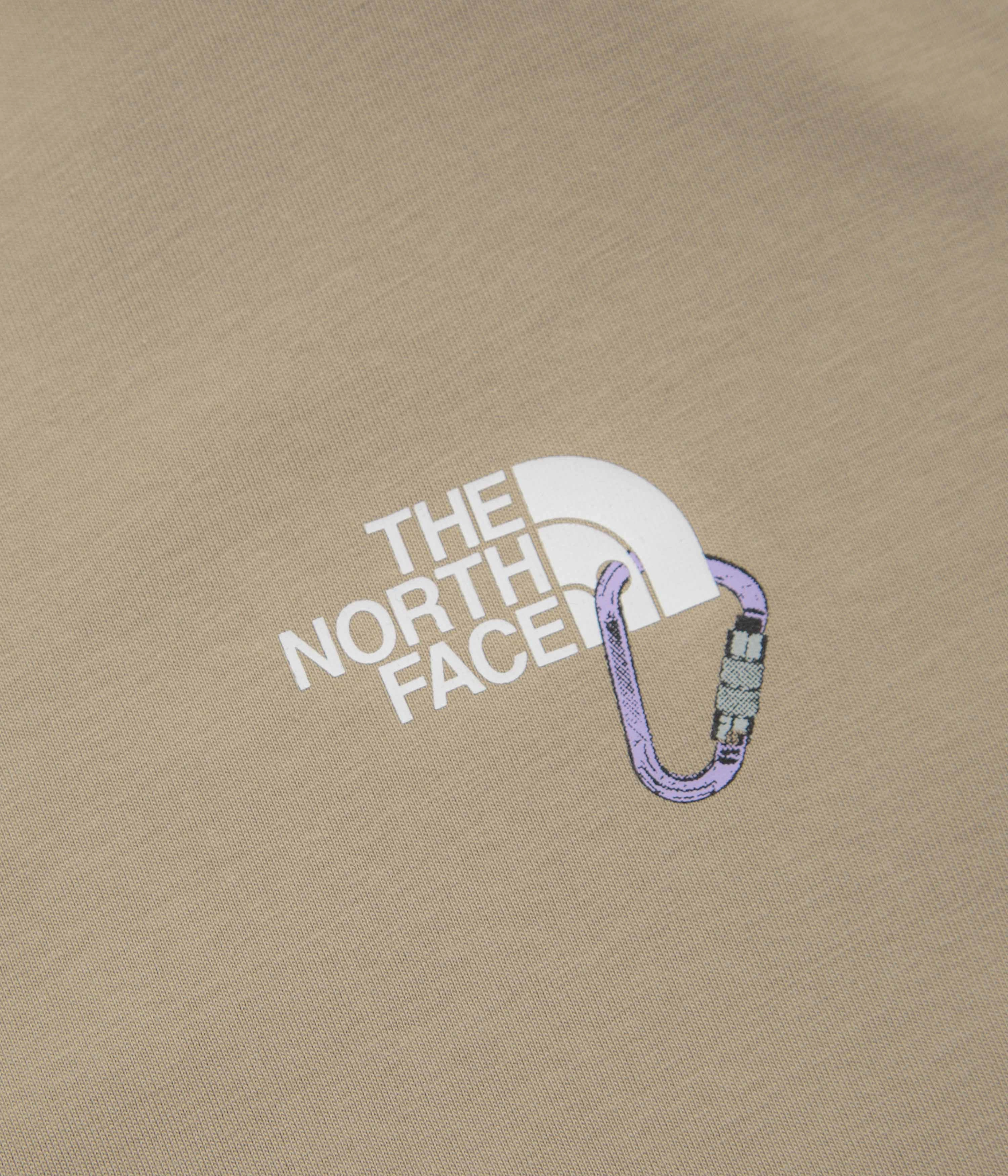 The North Face Explore Carabiner Relaxed T-Shirt - Mushroom Grey sports event