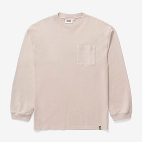 Functional Washed Long Sleeve Pocket Tee