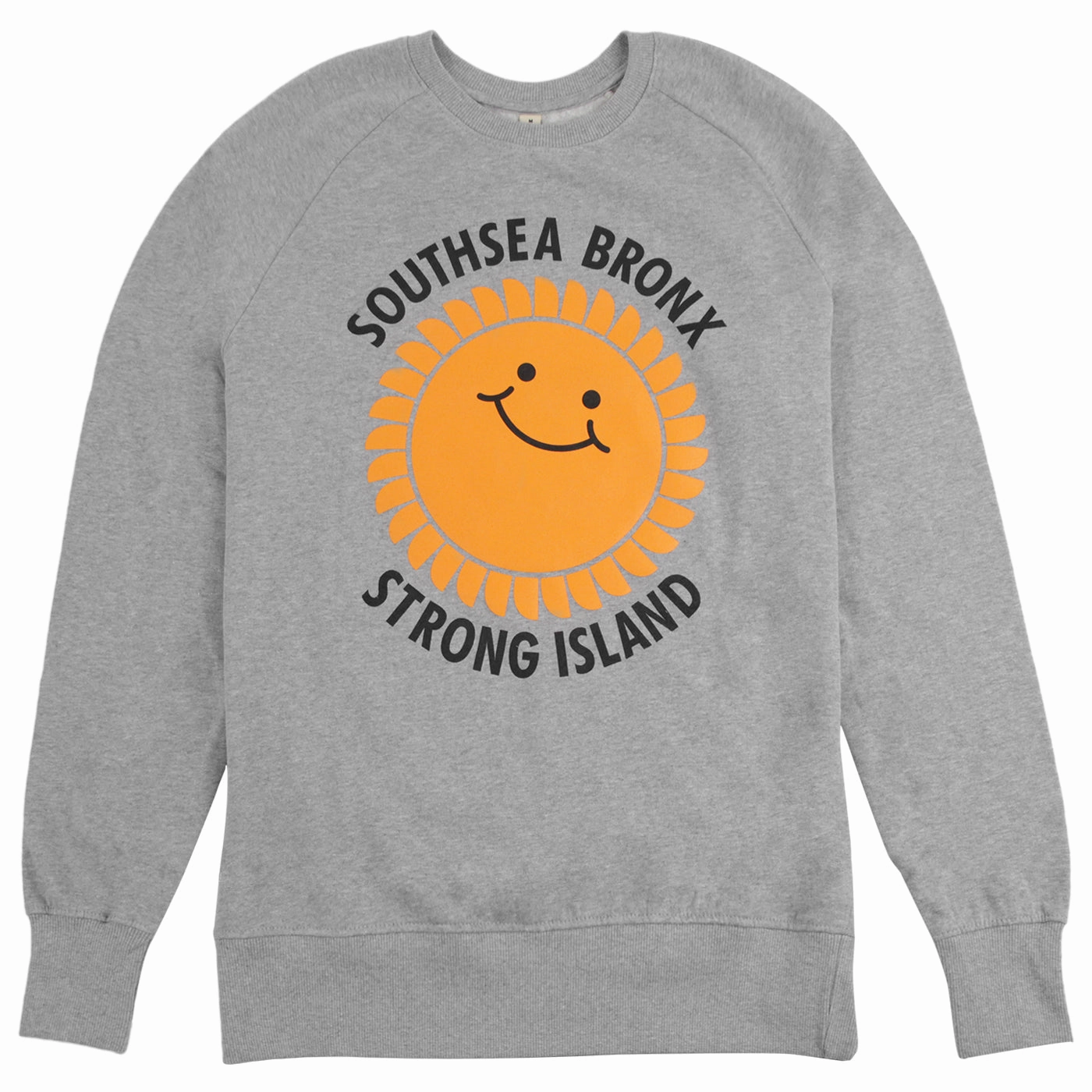 Southsea Bronx Strong Island Sweatshirt - Heather Grey Bow Accents