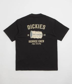 Dickies Service Crew T-Shirt - Black bus venue